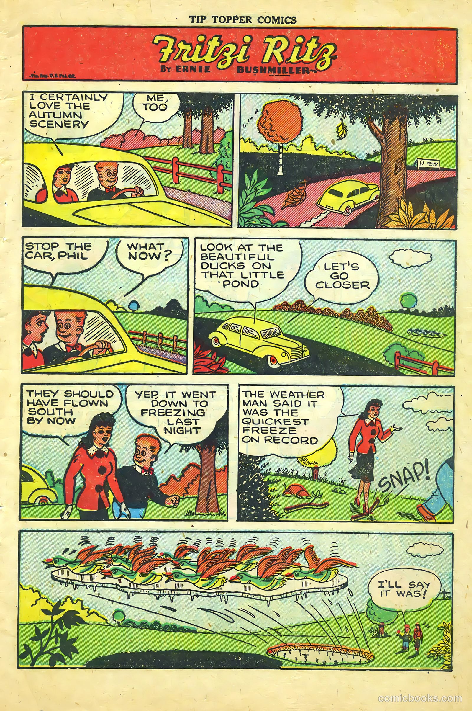 Tip Topper Comics #4 (1950) — page 5 of 45