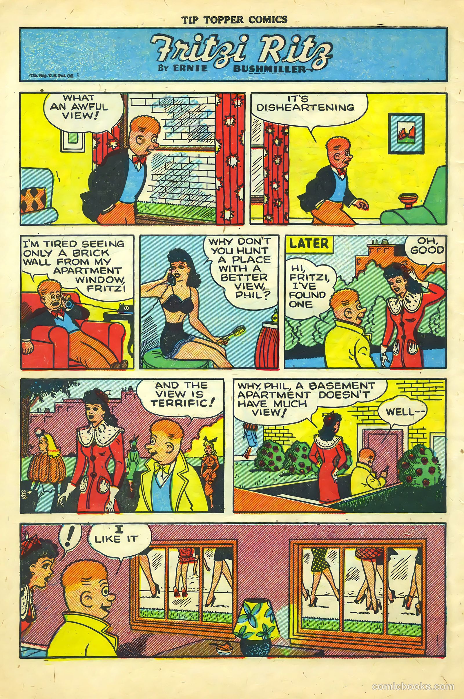 Tip Topper Comics #4 (1950) — page 6 of 45
