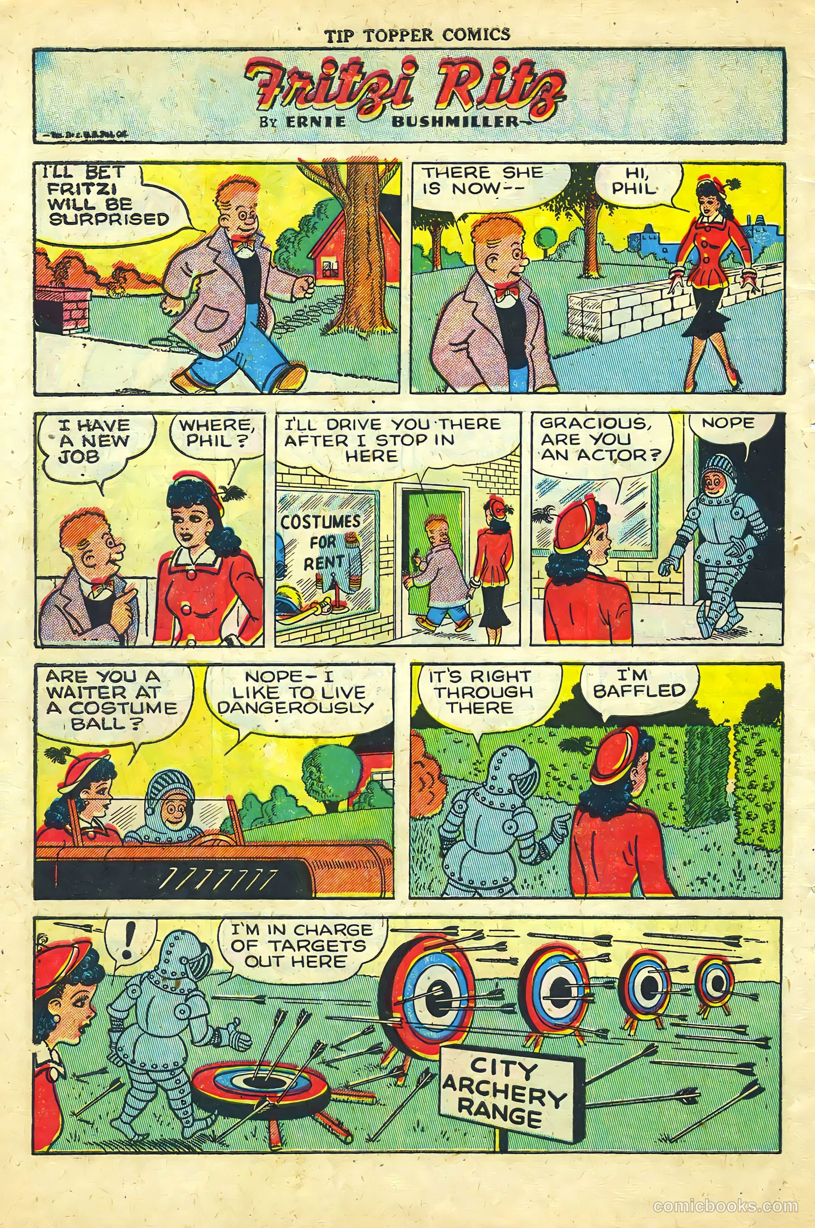 Tip Topper Comics #4 (1950) — page 8 of 45