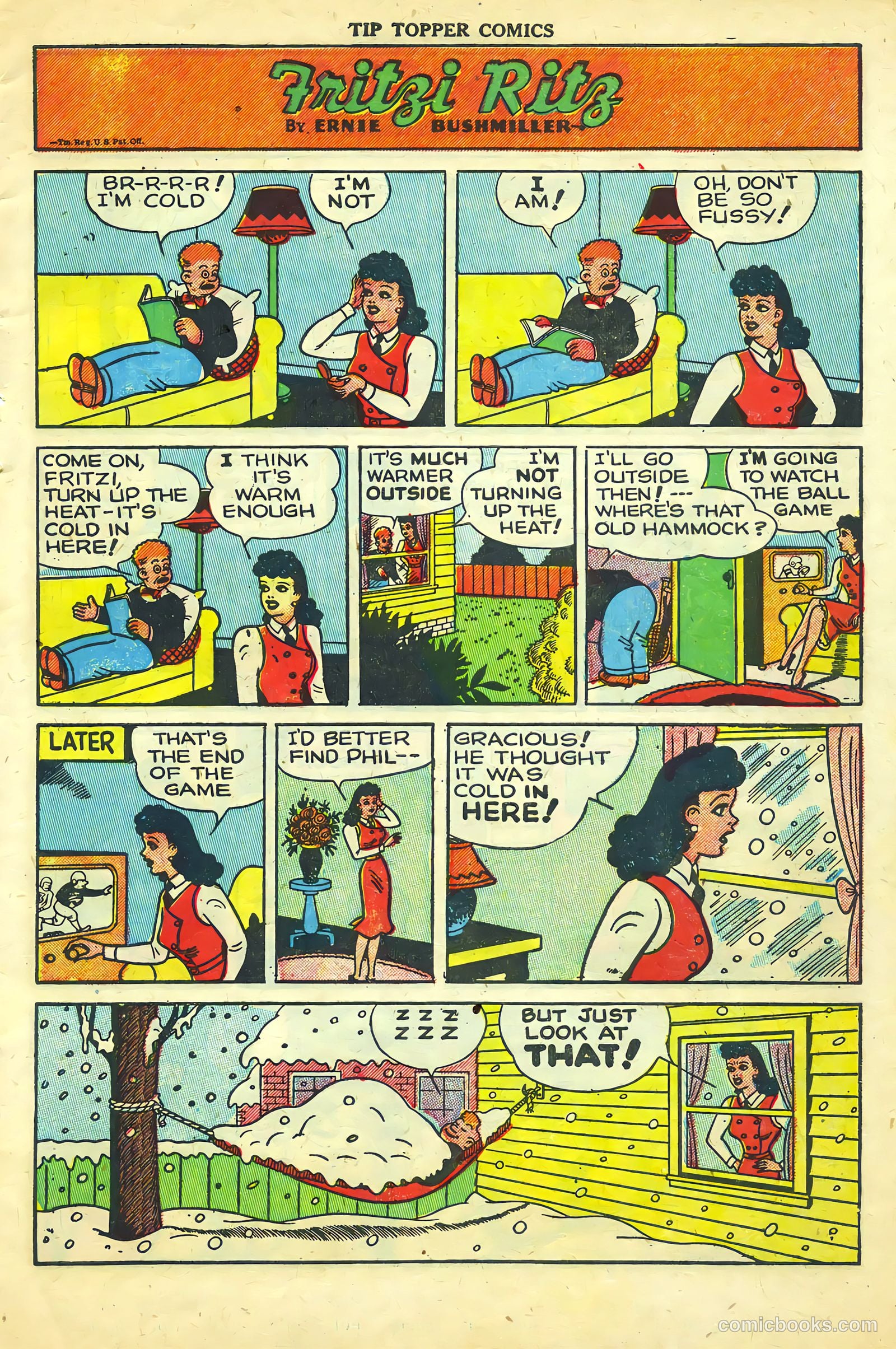 Tip Topper Comics #4 (1950) — page 9 of 45
