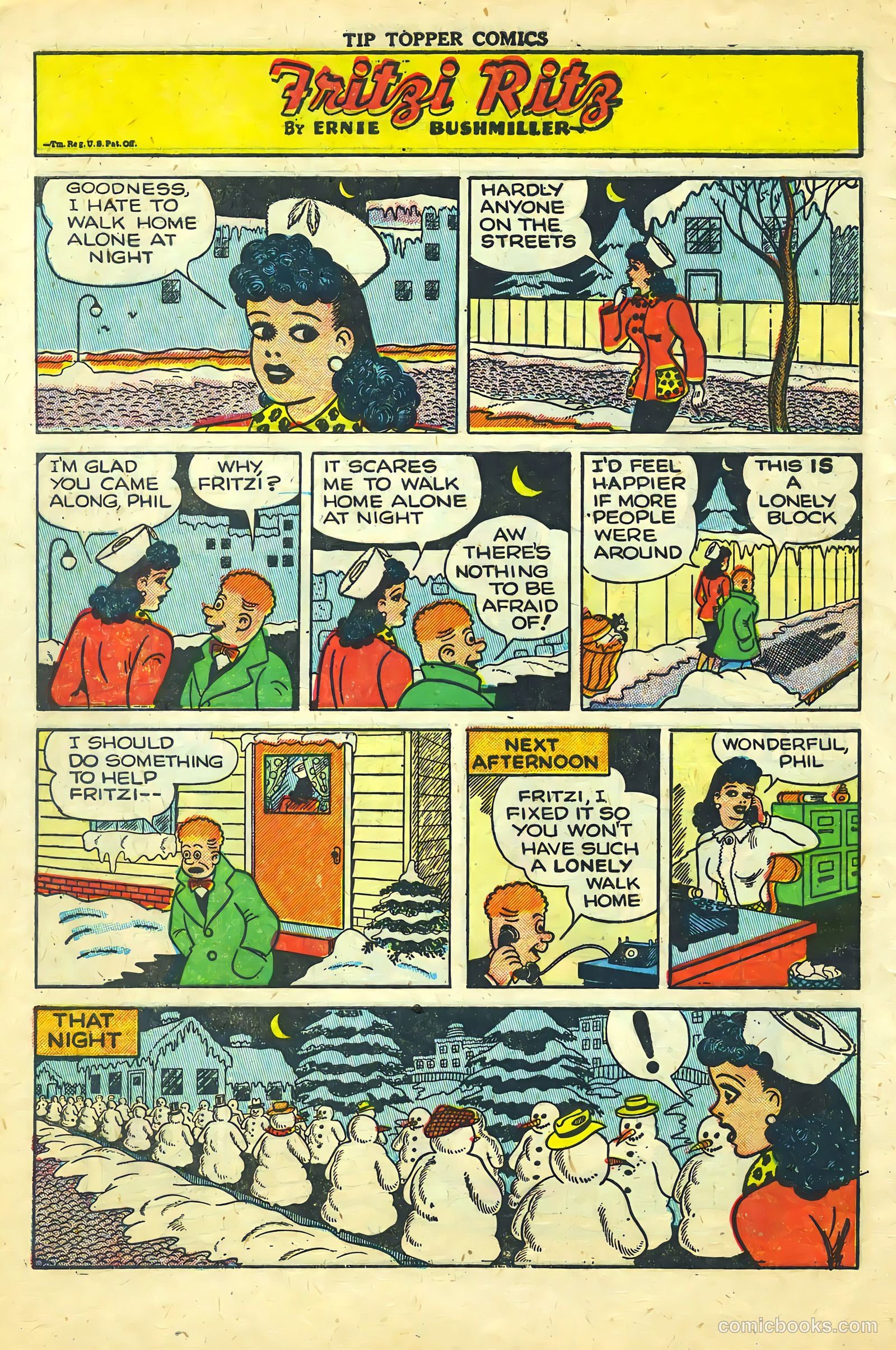 Tip Topper Comics #4 (1950) — page 10 of 45