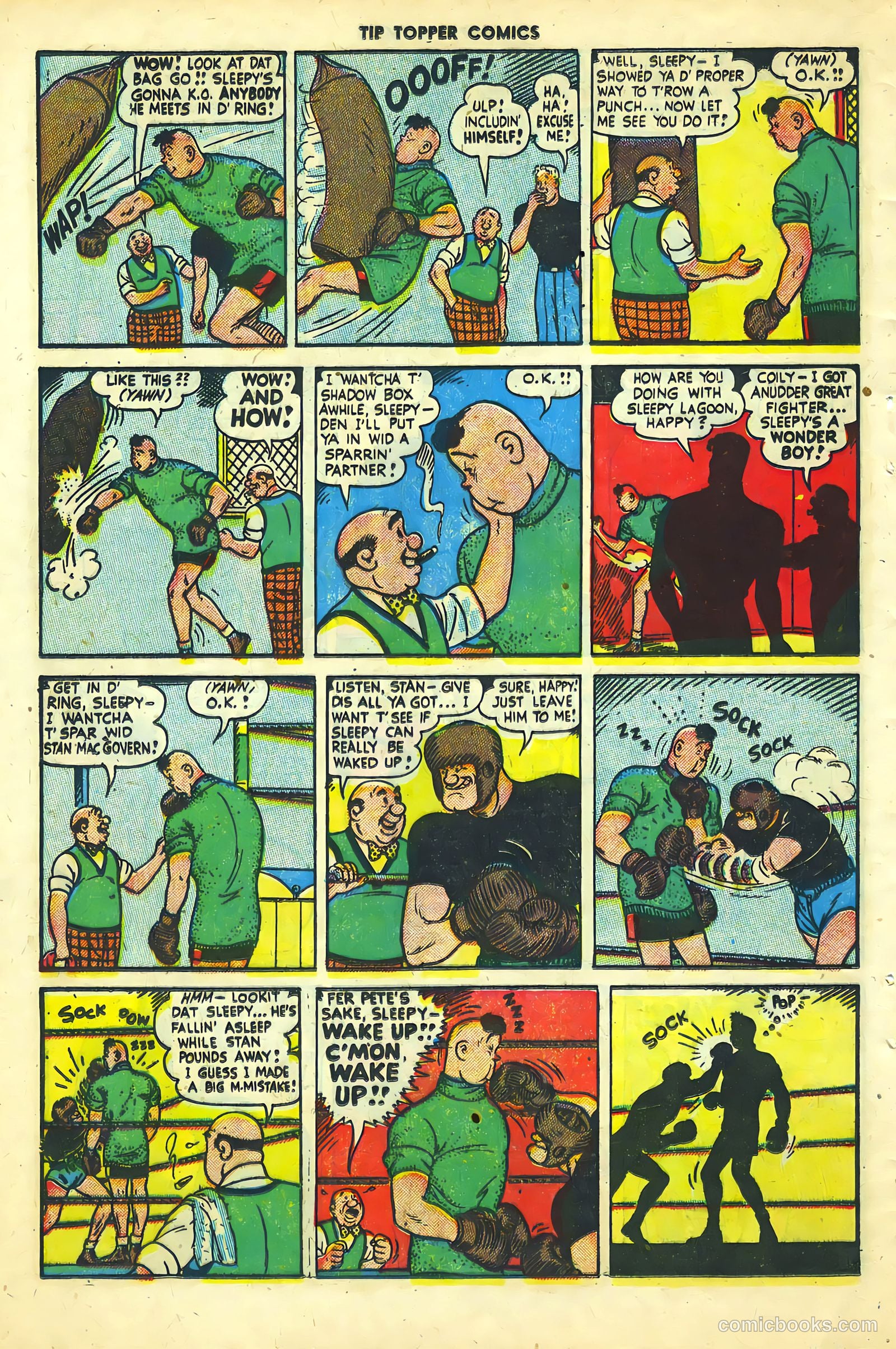 Tip Topper Comics #4 (1950) — page 16 of 45