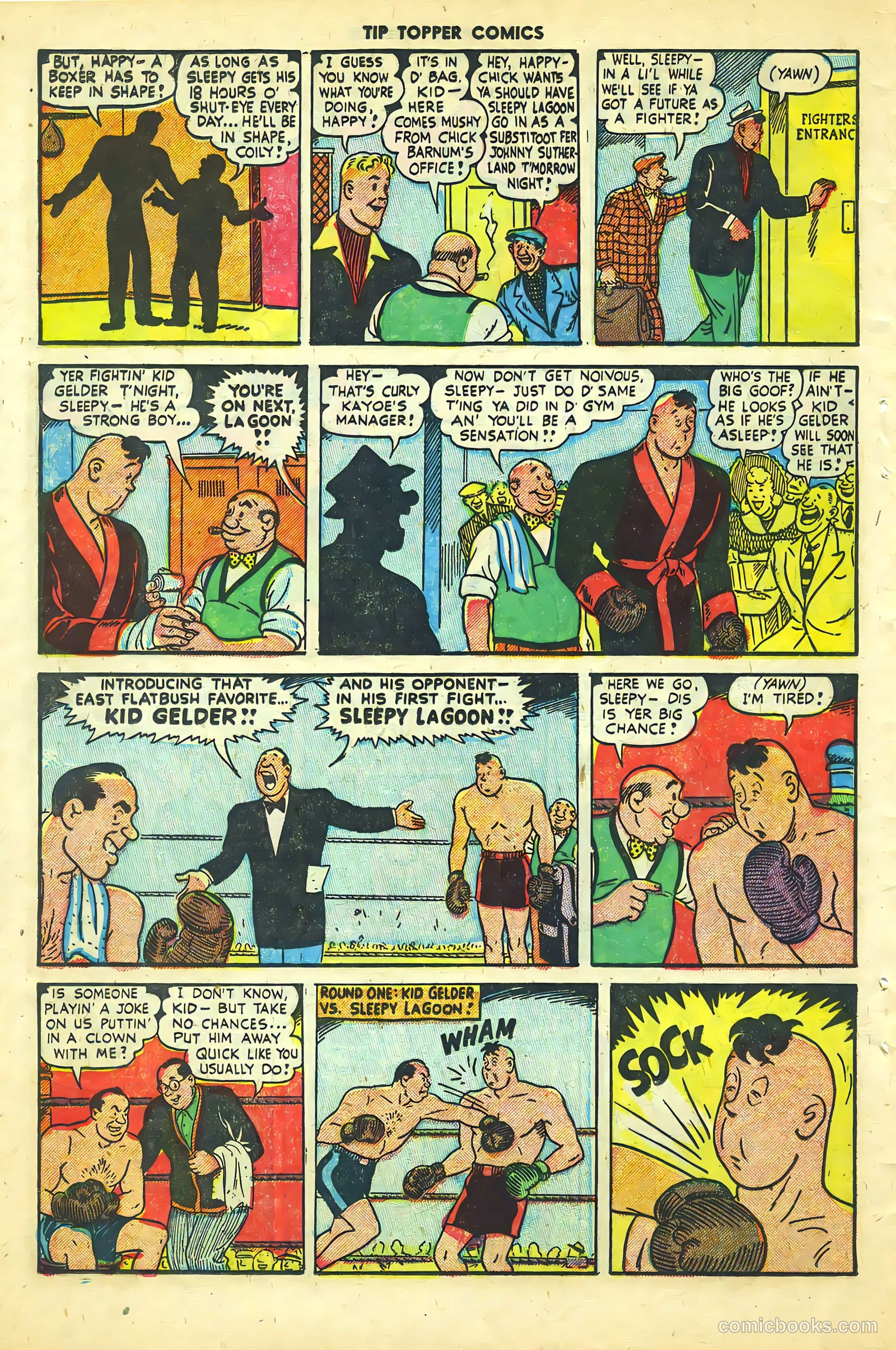 Tip Topper Comics #4 (1950) — page 18 of 45