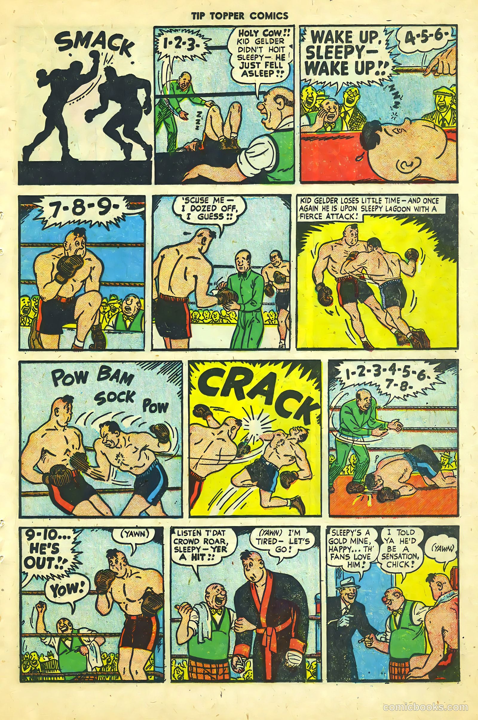 Tip Topper Comics #4 (1950) — page 19 of 45
