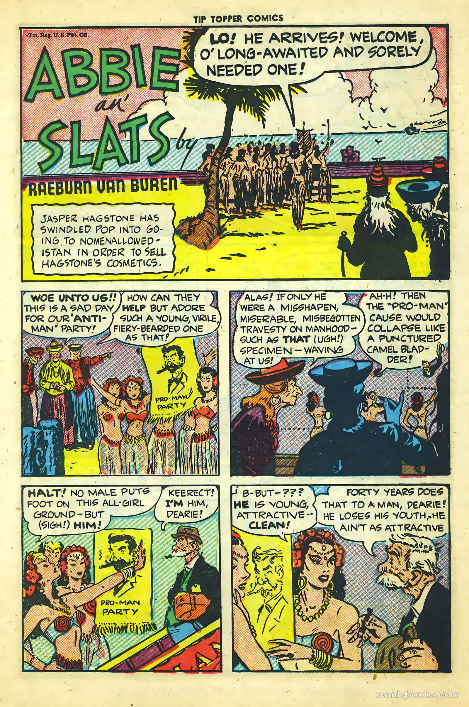 Tip Topper Comics #4 (1950) — page 28 of 45