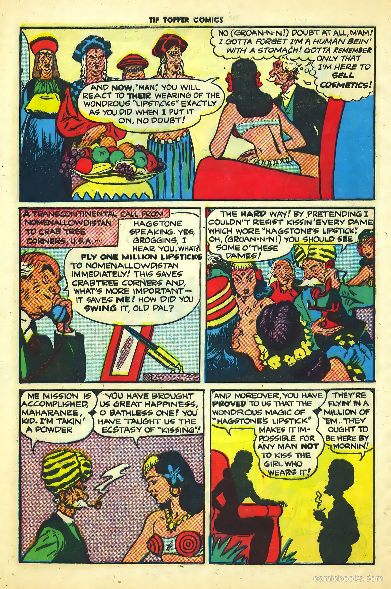 Tip Topper Comics #4 (1950) — page 33 of 45