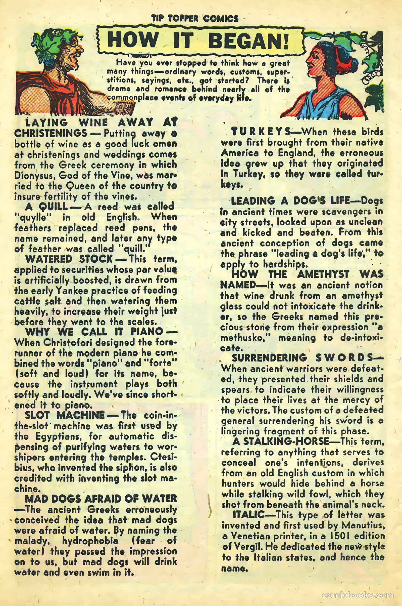 Tip Topper Comics #4 (1950) — page 35 of 45