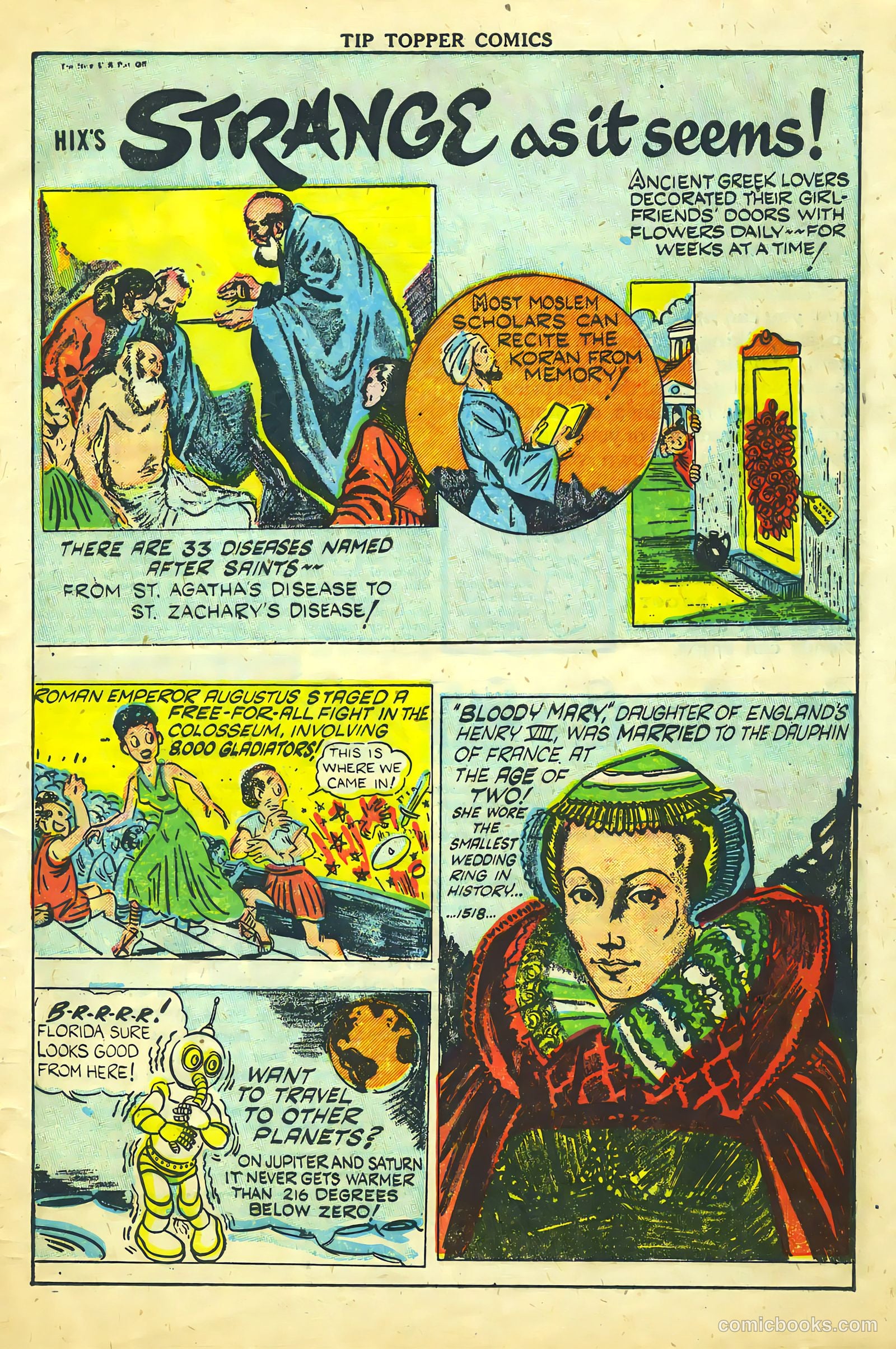 Tip Topper Comics #4 (1950) — page 42 of 45