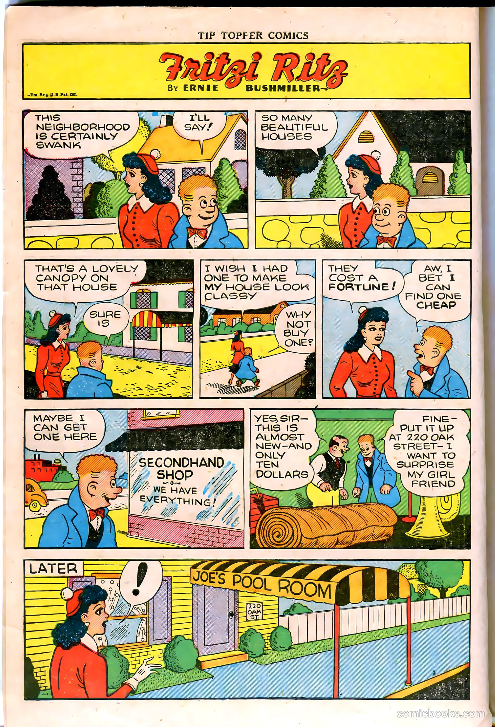 Tip Topper Comics #5 (1950) — page 4 of 29