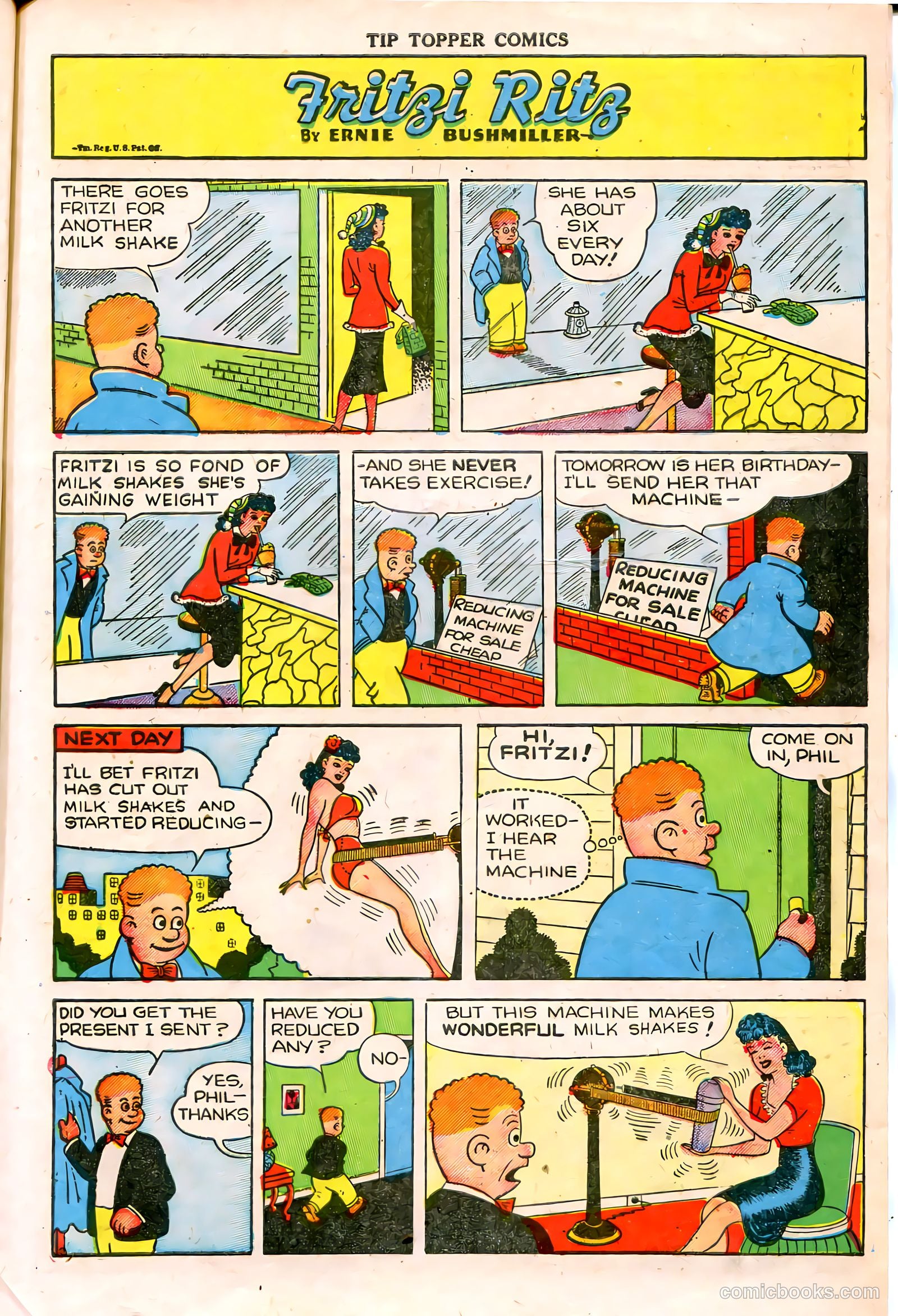 Tip Topper Comics #5 (1950) — page 9 of 29