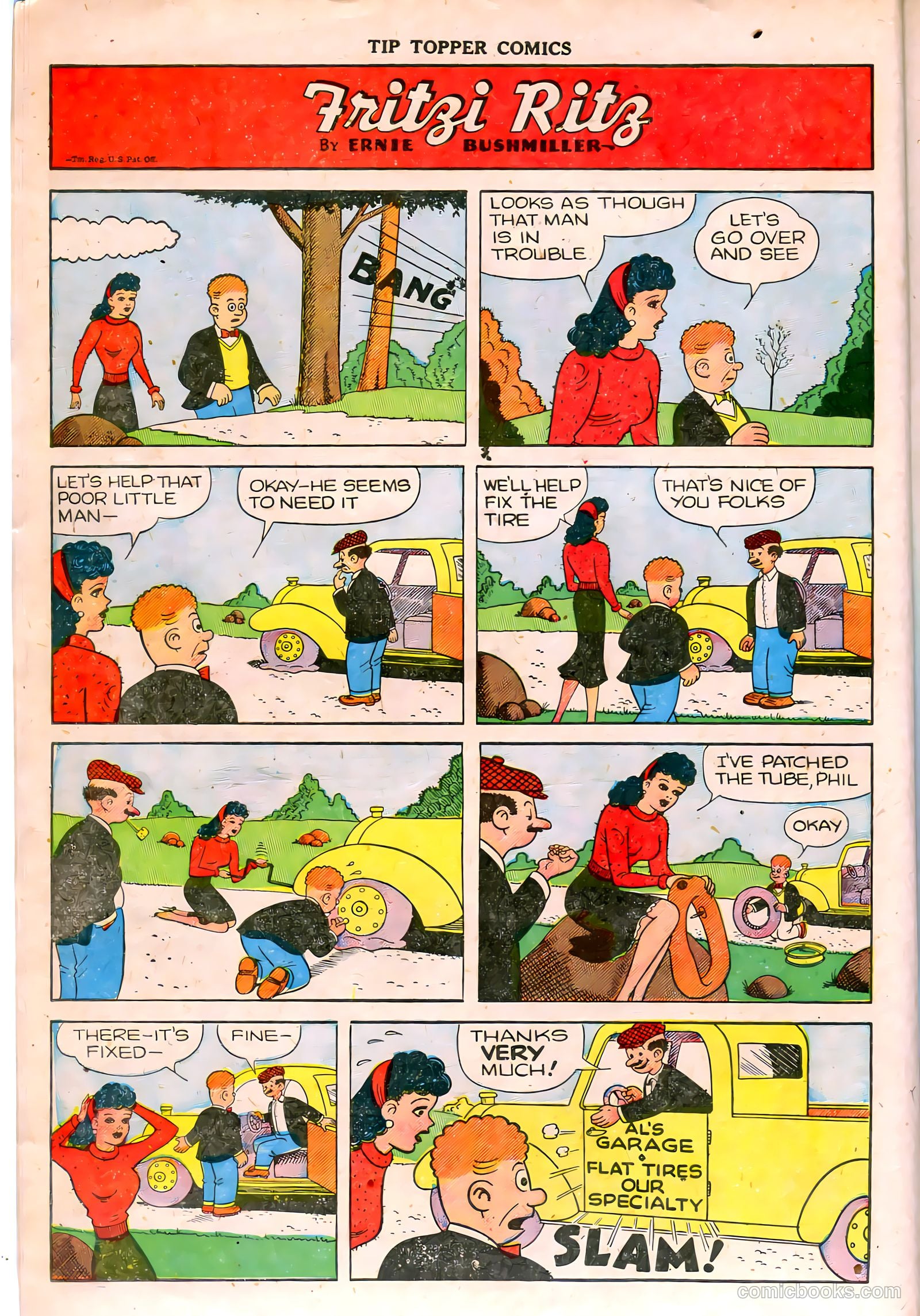 Tip Topper Comics #5 (1950) — page 10 of 29