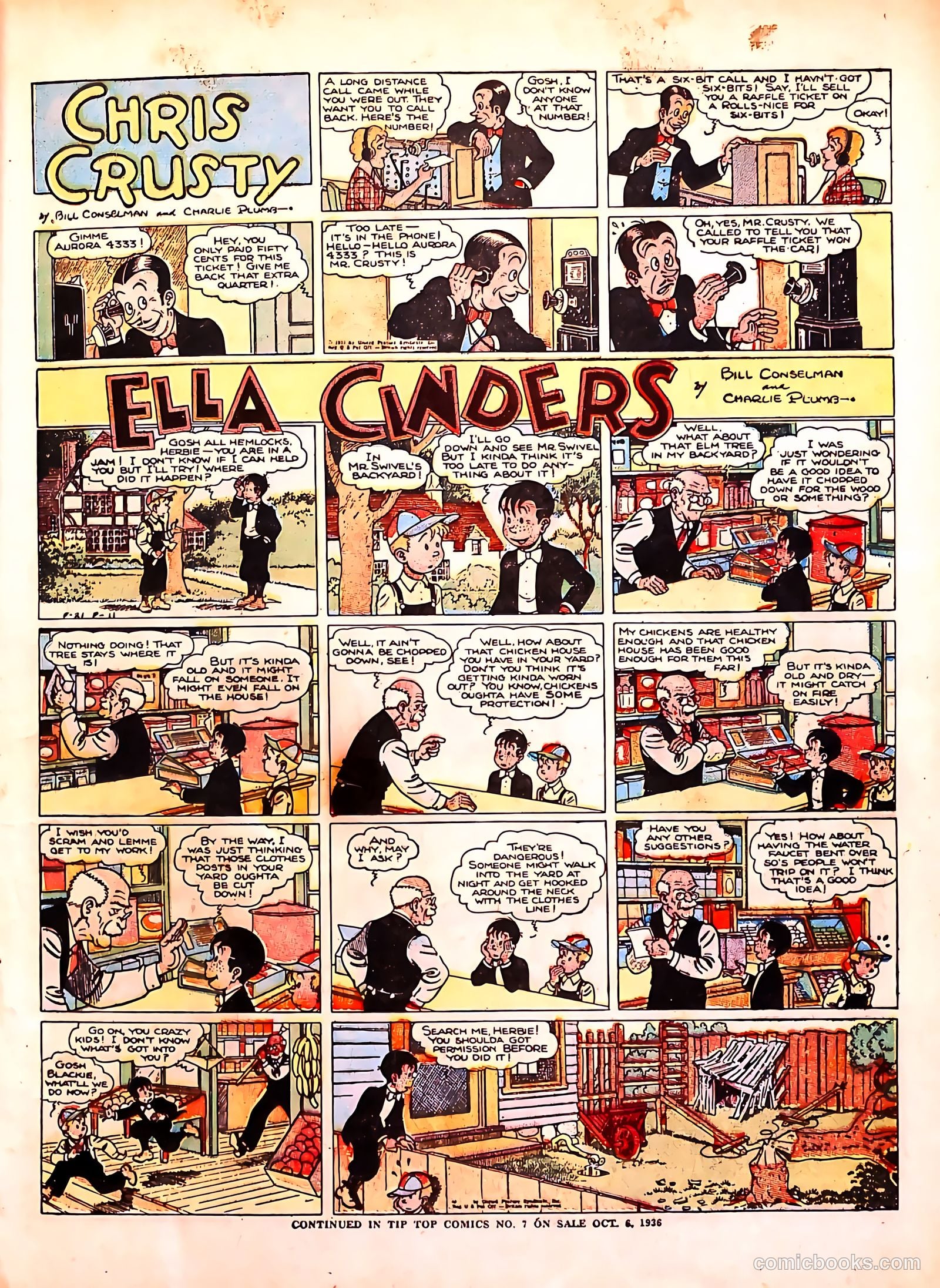 Tip Topper Comics #6 (1950) — page 9 of 61