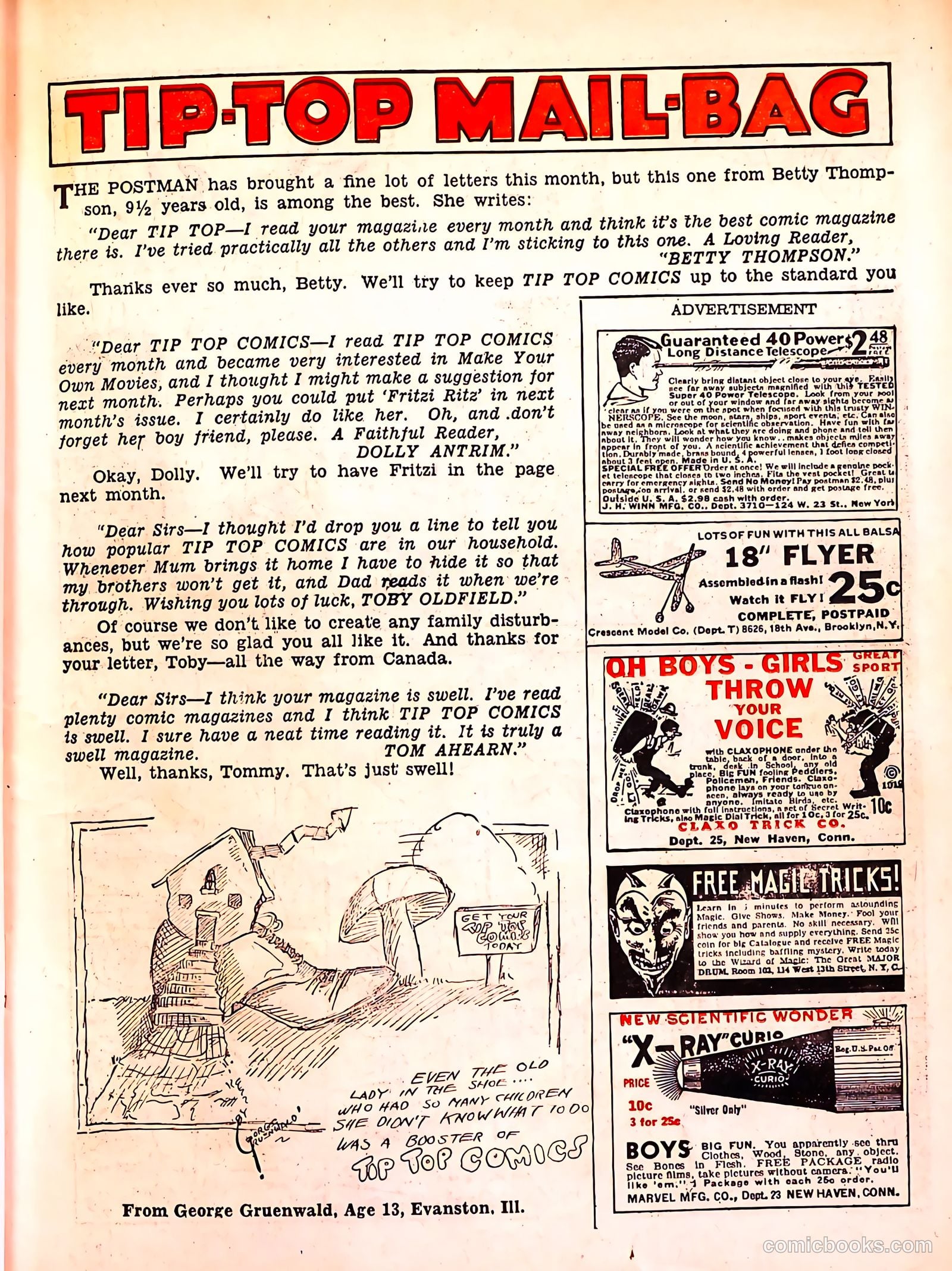 Tip Topper Comics #6 (1950) — page 19 of 61