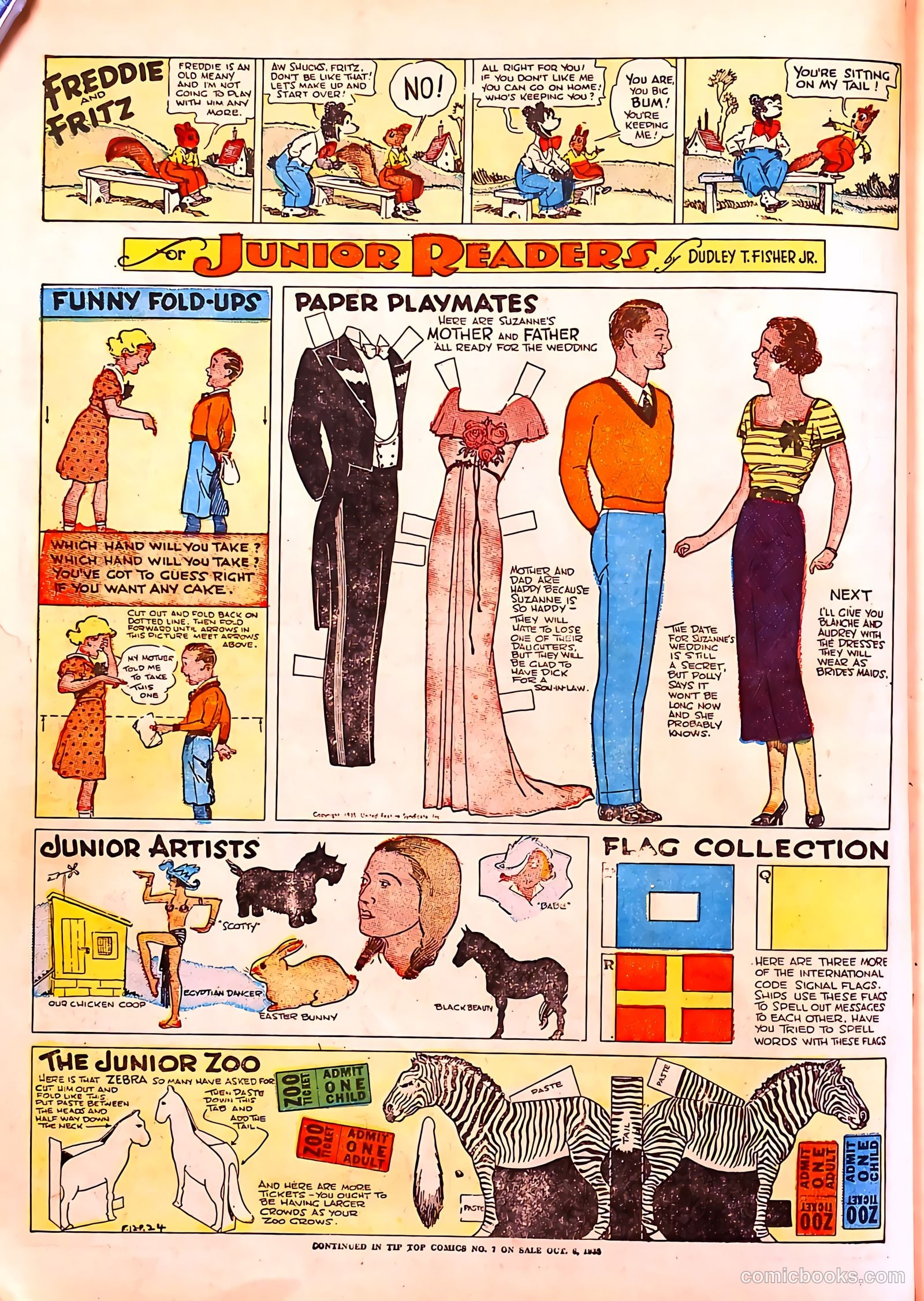 Tip Topper Comics #6 (1950) — page 22 of 61