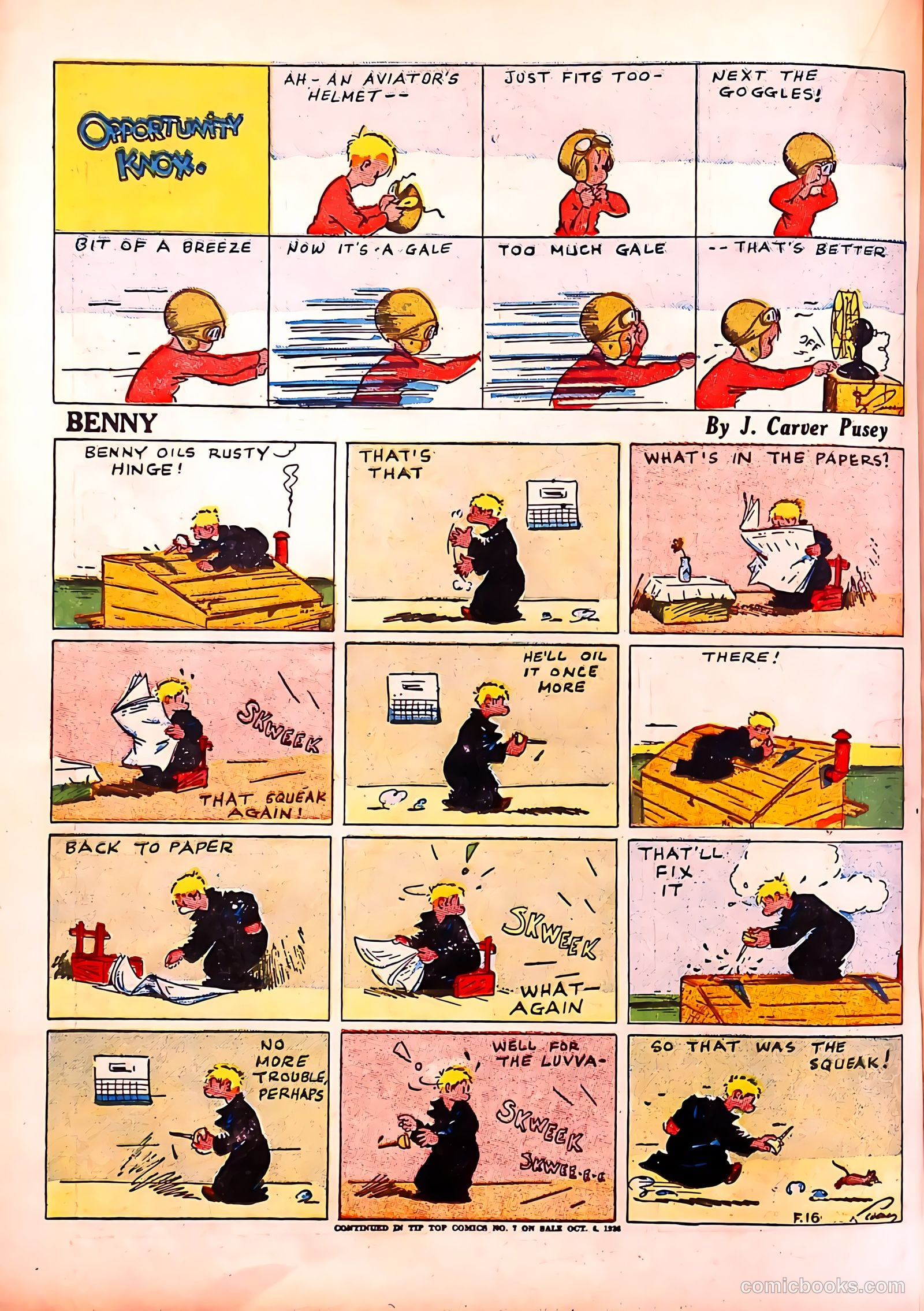 Tip Topper Comics #6 (1950) — page 31 of 61