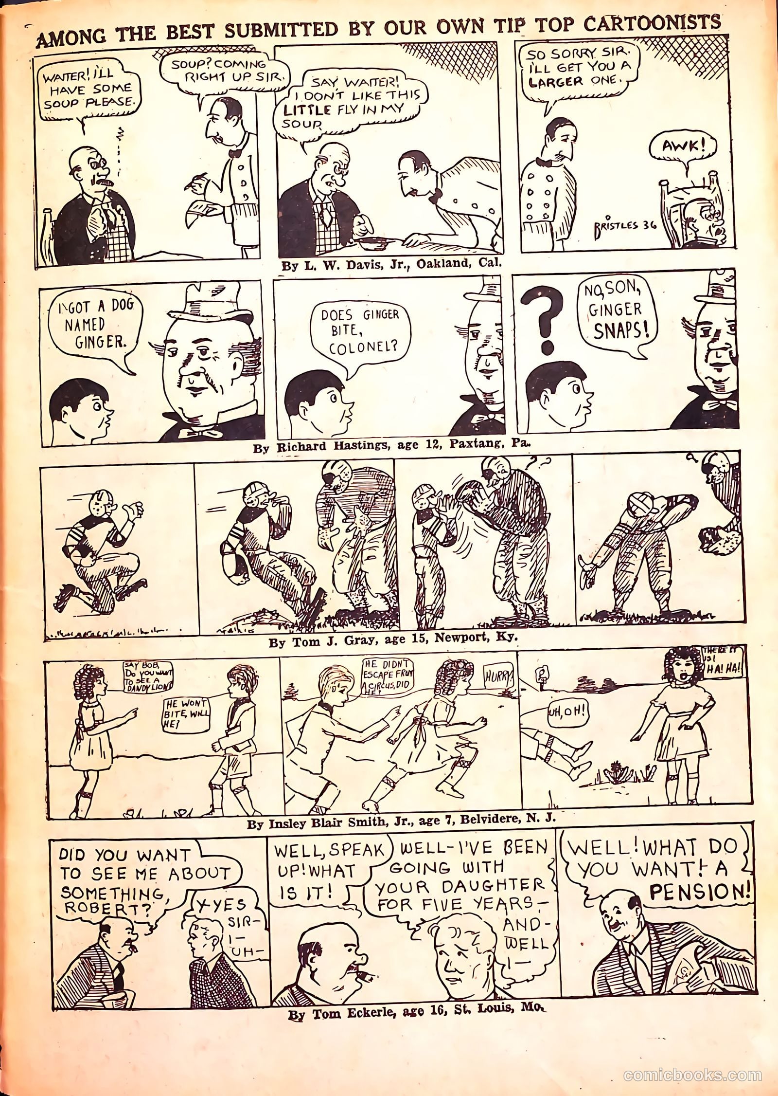 Tip Topper Comics #6 (1950) — page 58 of 61