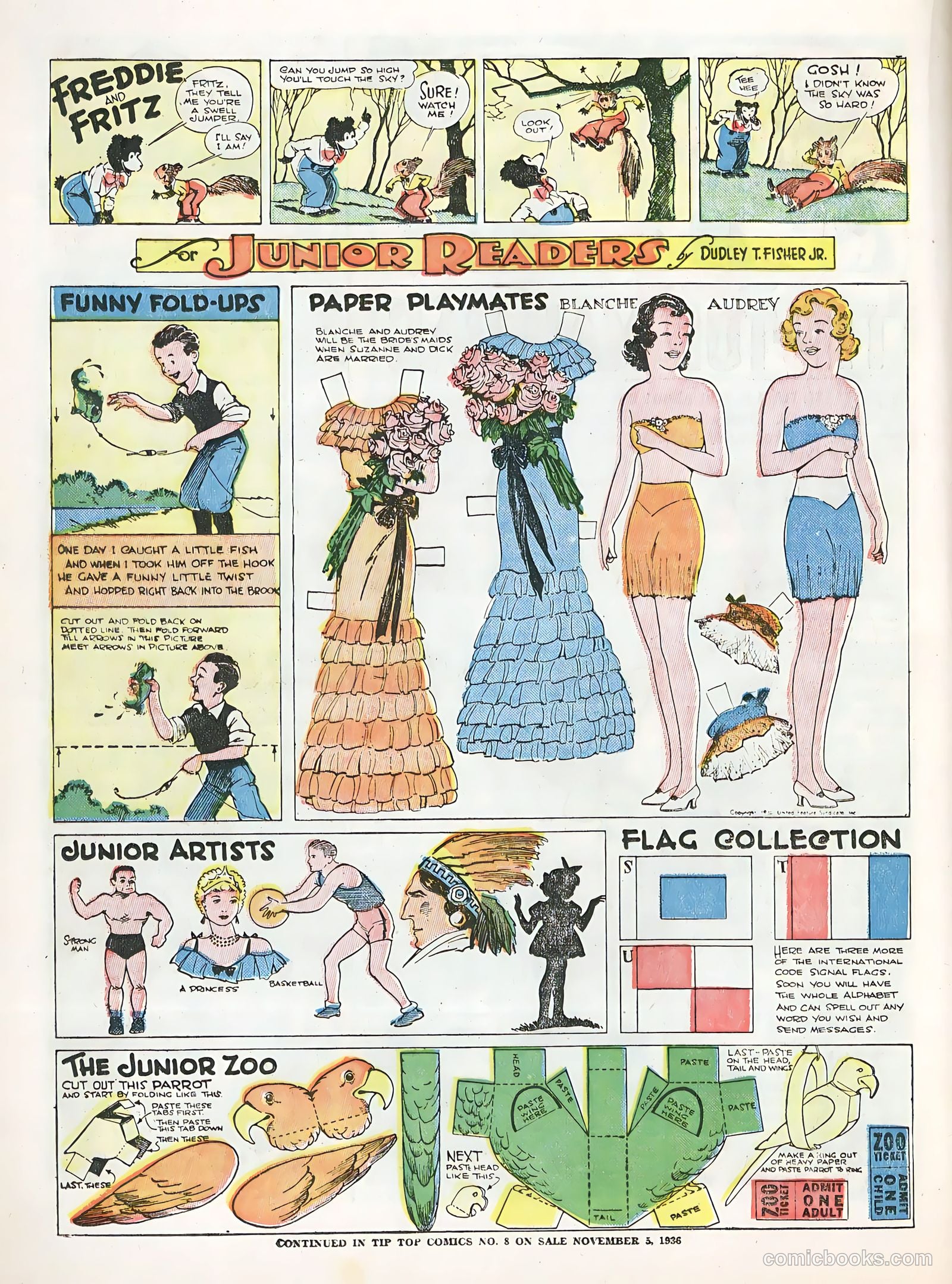 Tip Topper Comics #7 (1950) — page 19 of 60