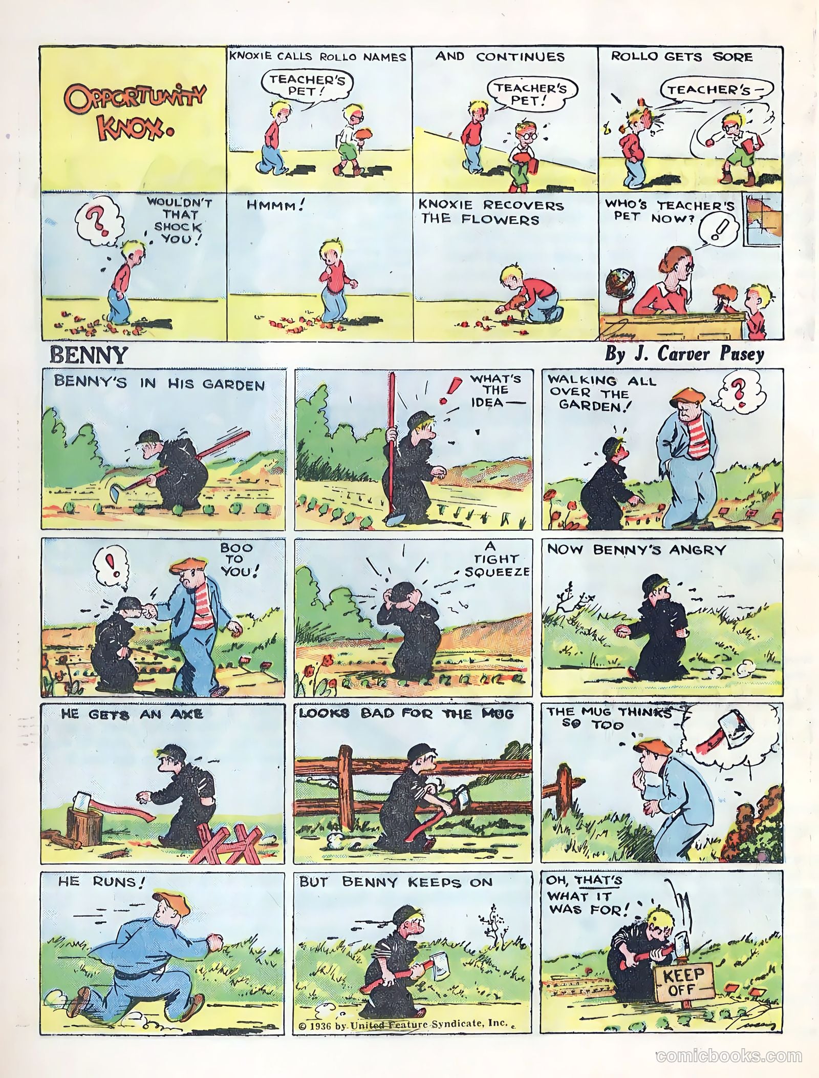 Tip Topper Comics #7 (1950) — page 29 of 60
