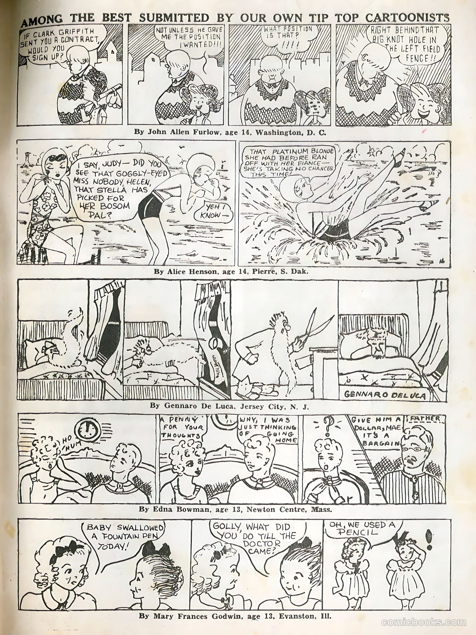 Tip Topper Comics #7 (1950) — page 57 of 60
