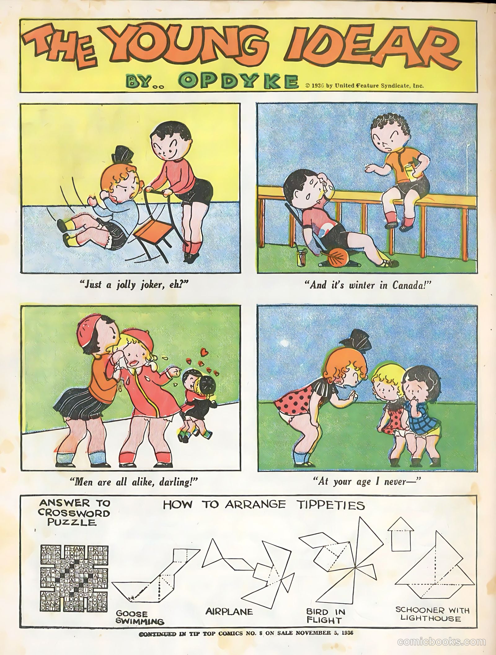 Tip Topper Comics #7 (1950) — page 58 of 60
