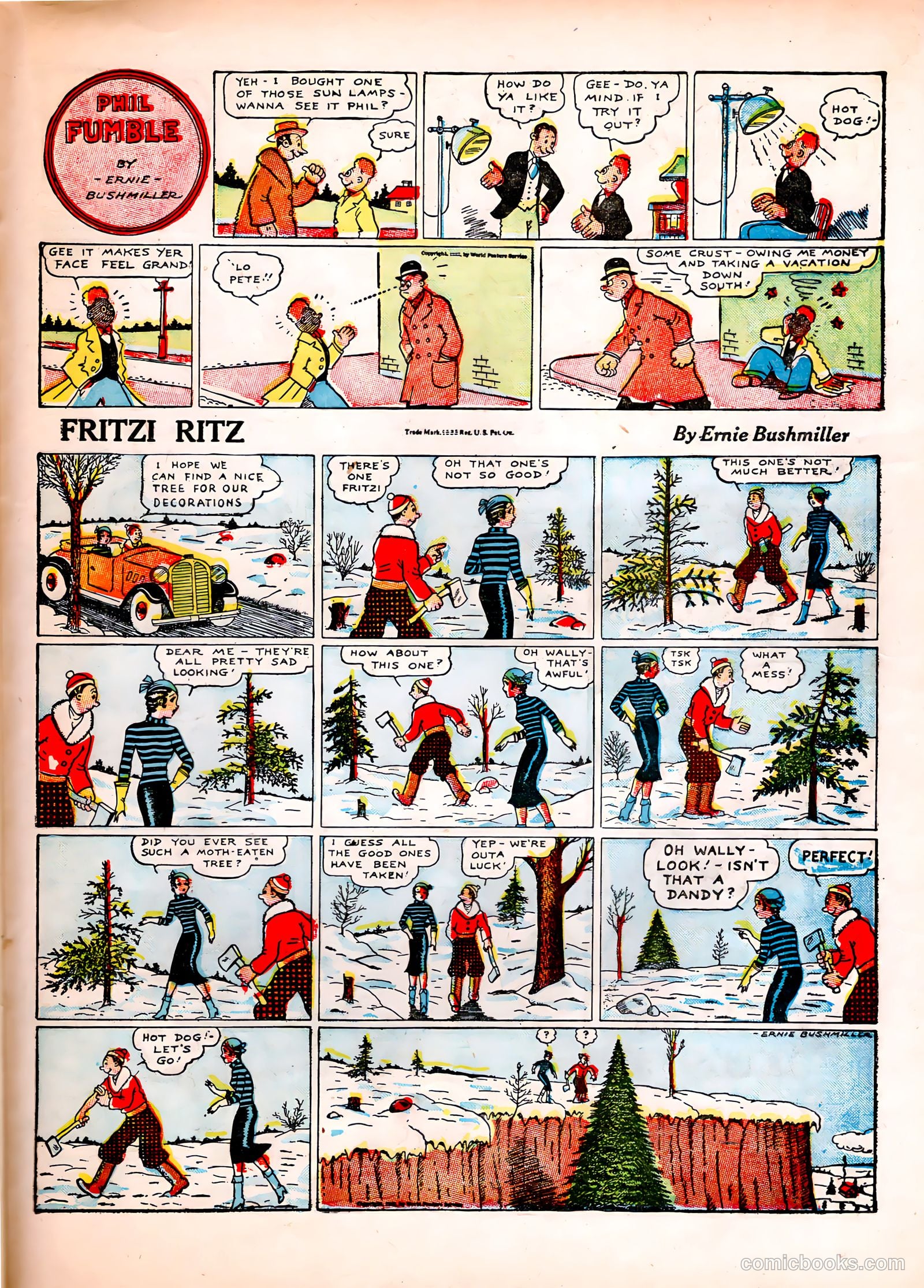 Tip Topper Comics #8 (1950) — page 32 of 56