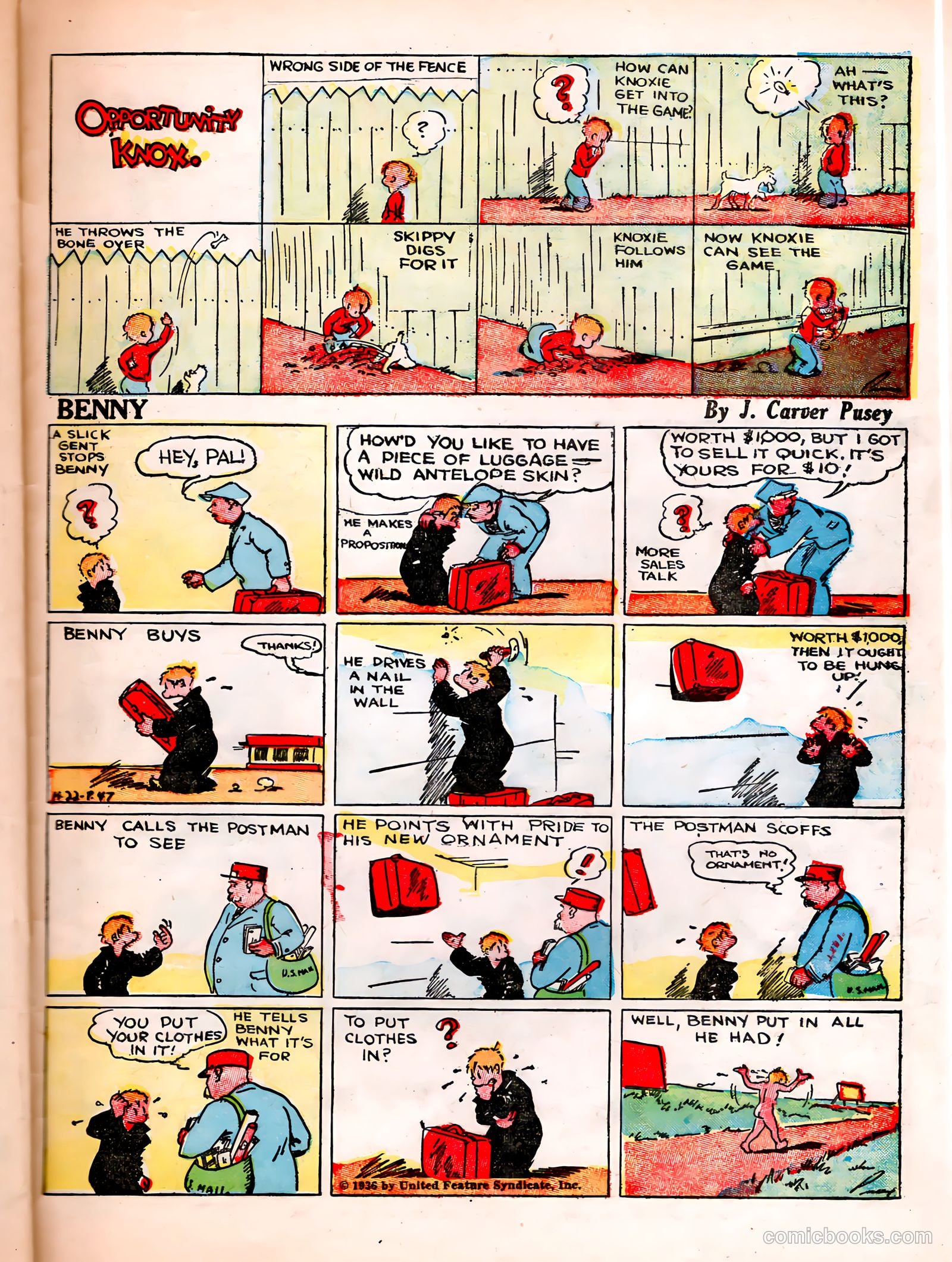 Tip Topper Comics #8 (1950) — page 40 of 56