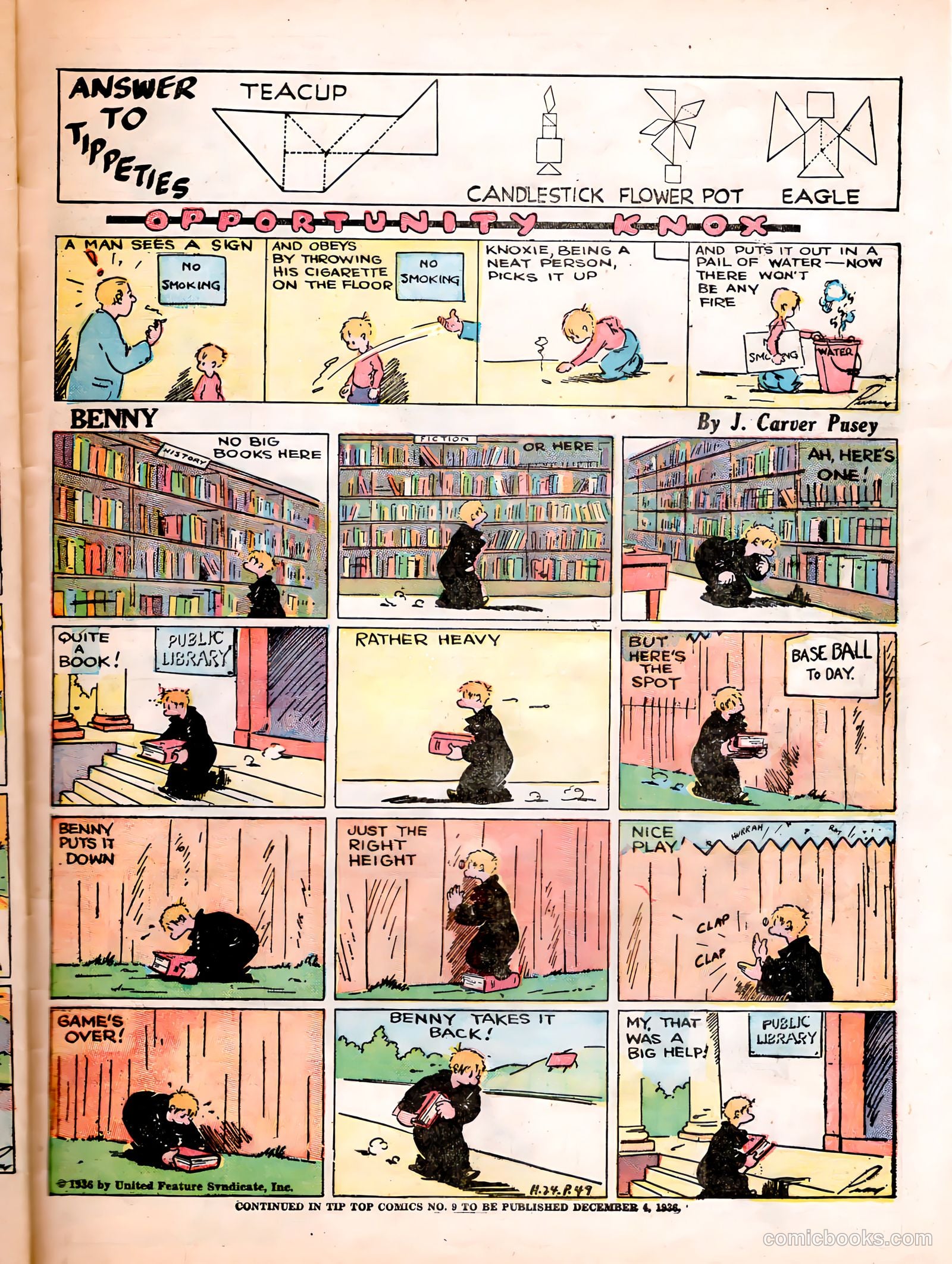 Tip Topper Comics #8 (1950) — page 42 of 56