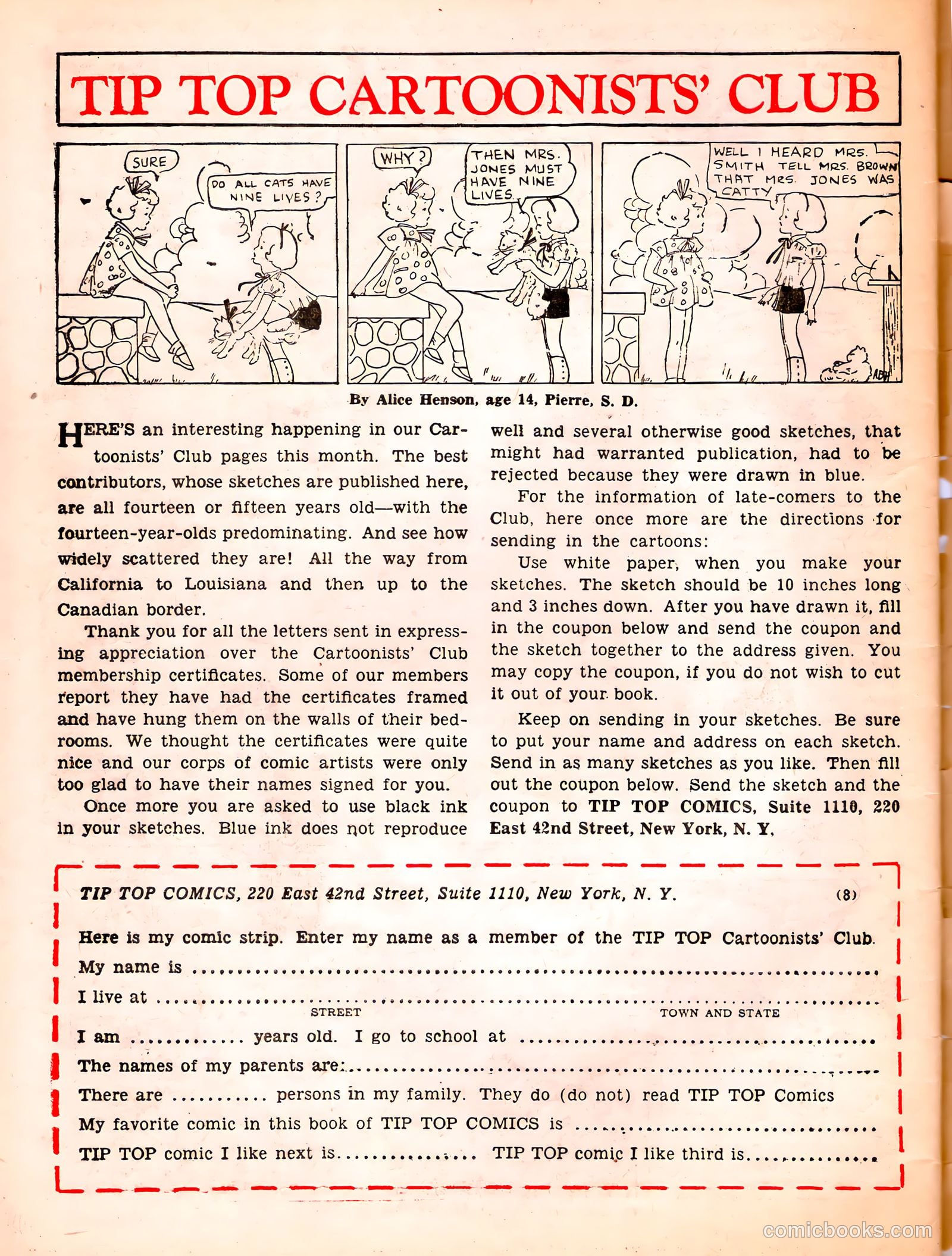 Tip Topper Comics #8 (1950) — page 51 of 56
