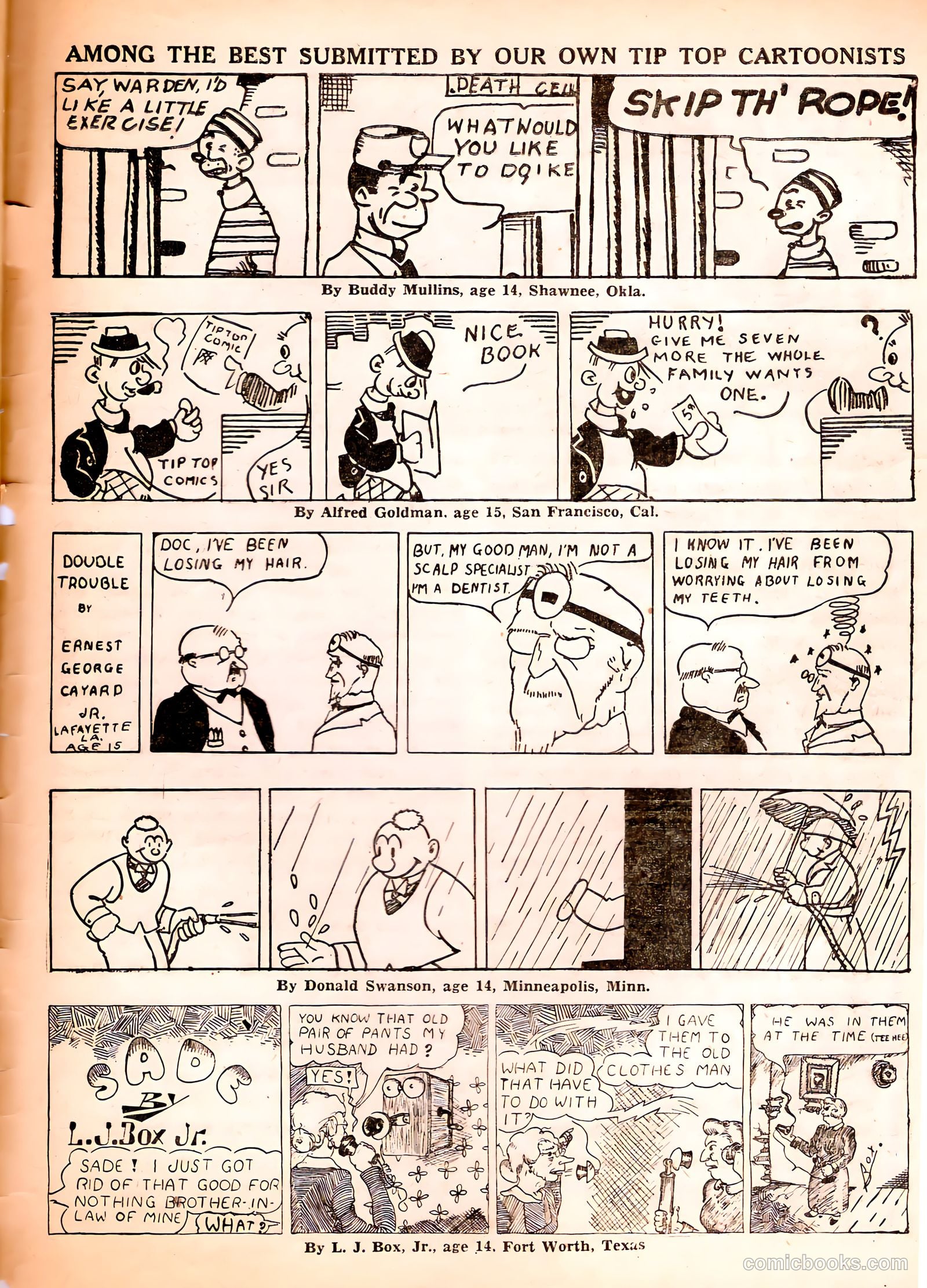 Tip Topper Comics #8 (1950) — page 52 of 56