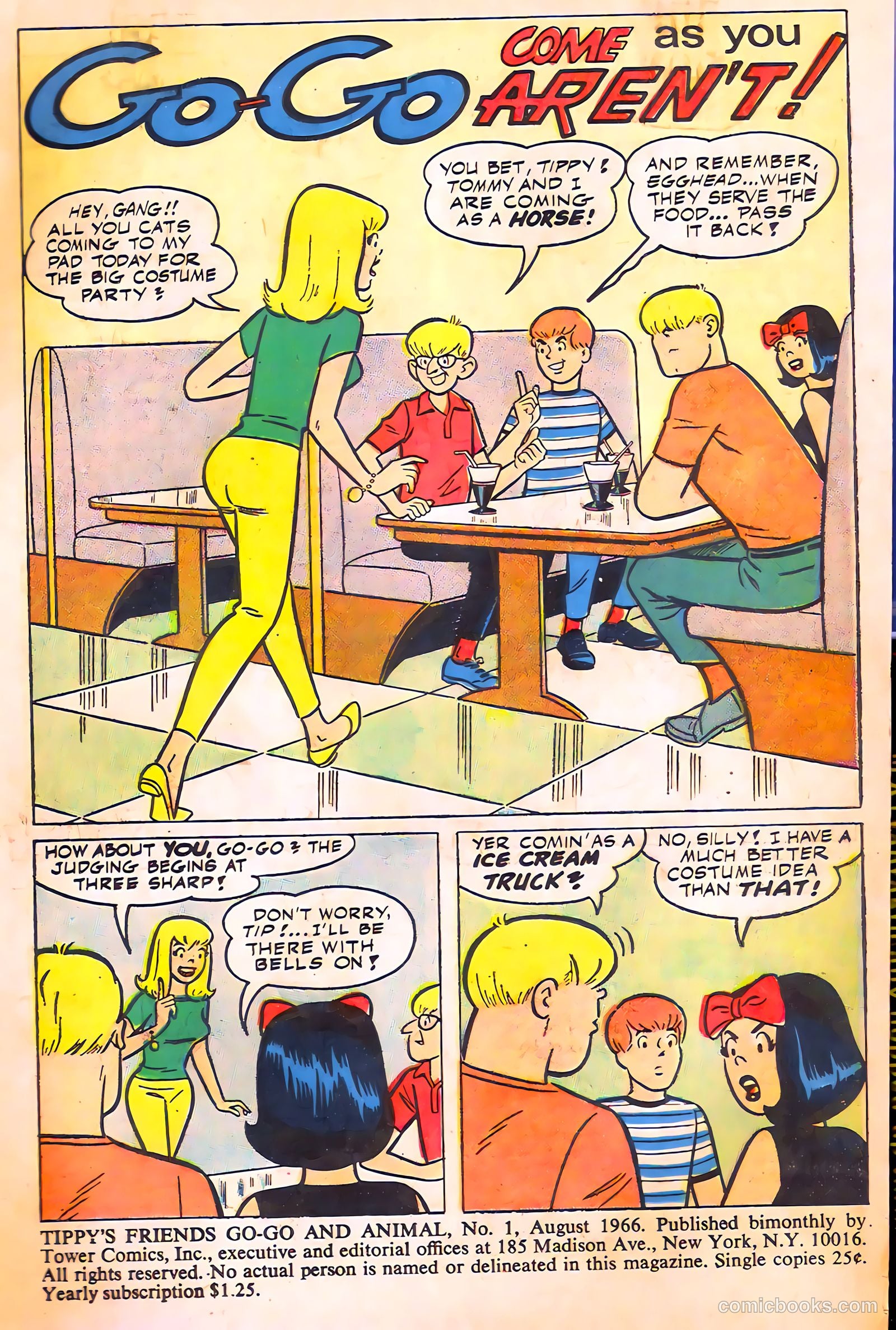 Tippy's Friends Go-Go and Animal #1 (1966) — page 2 of 57