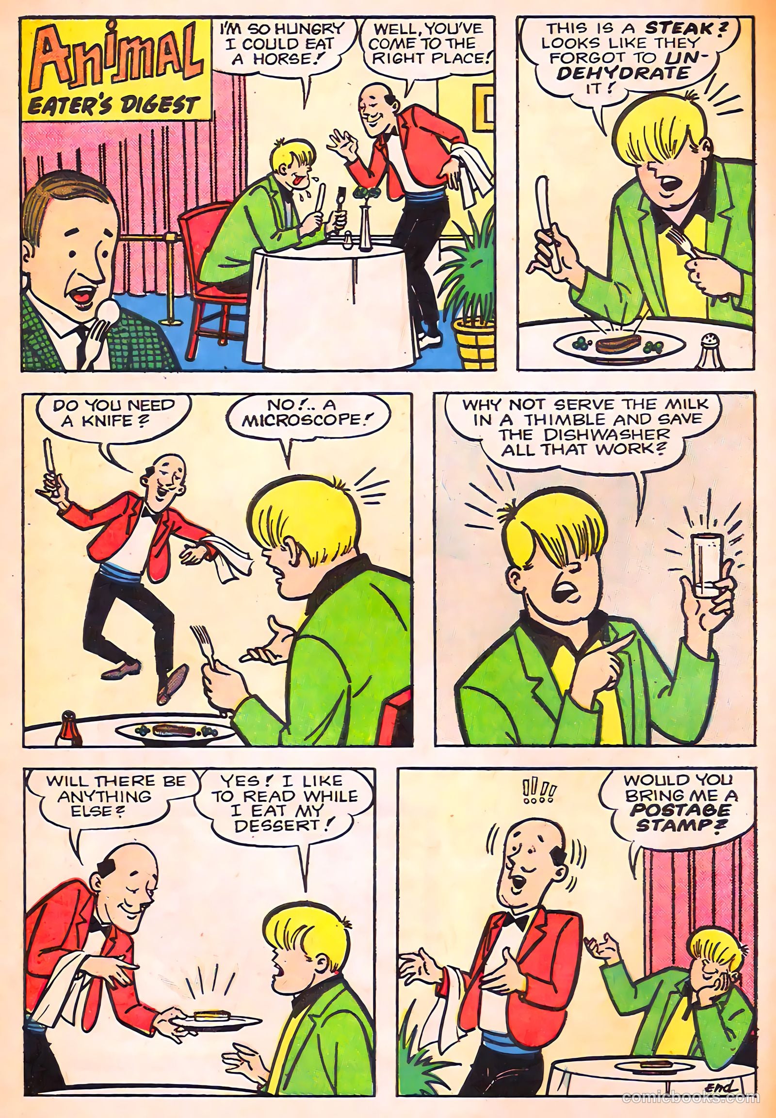Tippy's Friends Go-Go and Animal #1 (1966) — page 56 of 57