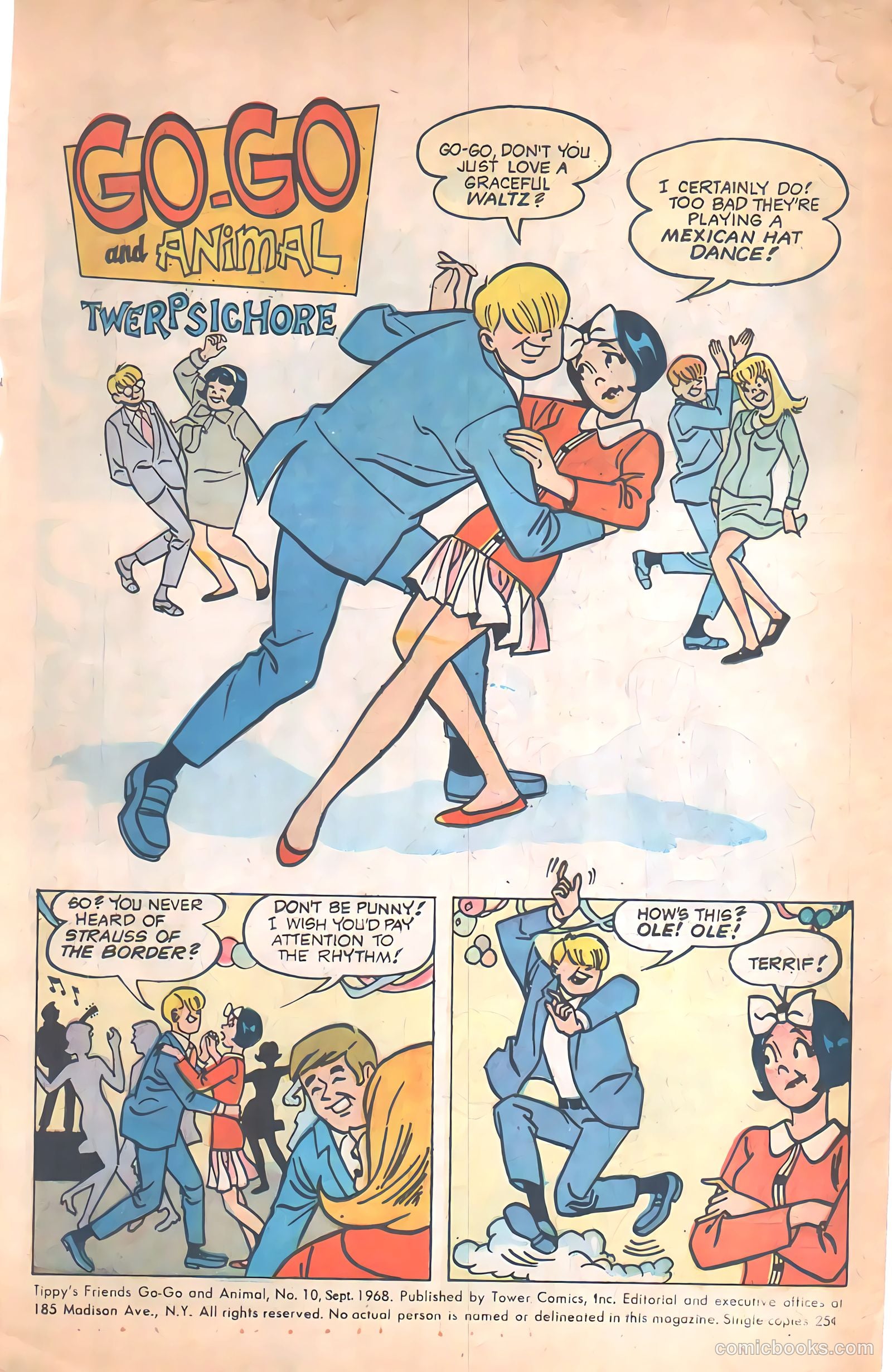 Tippy's Friends Go-Go and Animal #10 (1968) — page 2 of 49
