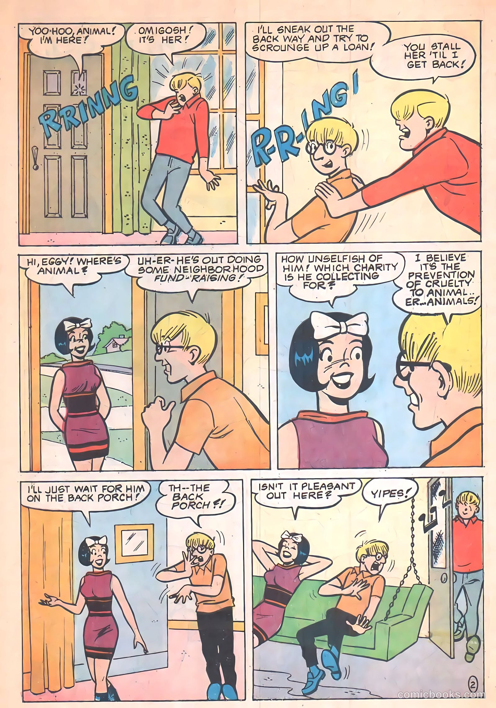 Tippy's Friends Go-Go and Animal #10 (1968) — page 31 of 49