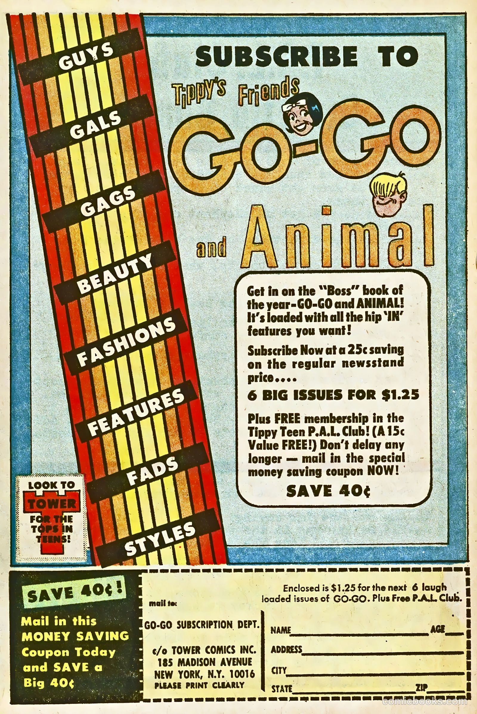 Tippy's Friends Go-Go and Animal #3 (1967) — page 33 of 68