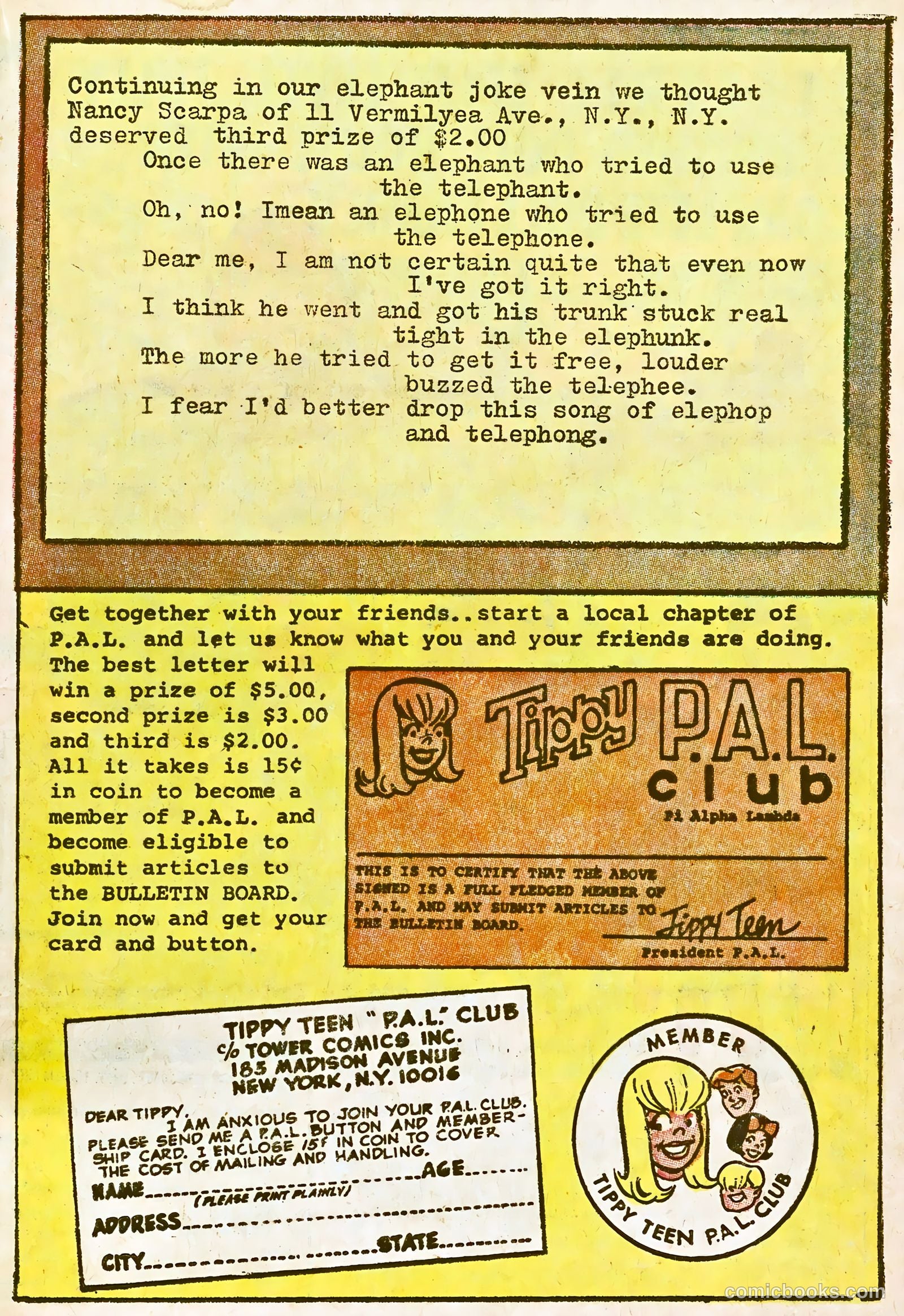 Tippy's Friends Go-Go and Animal #3 (1967) — page 35 of 68