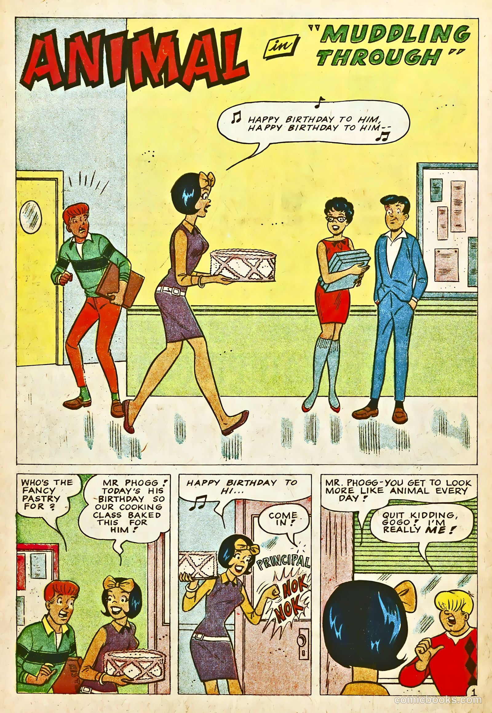Tippy's Friends Go-Go and Animal #3 (1967) — page 60 of 68