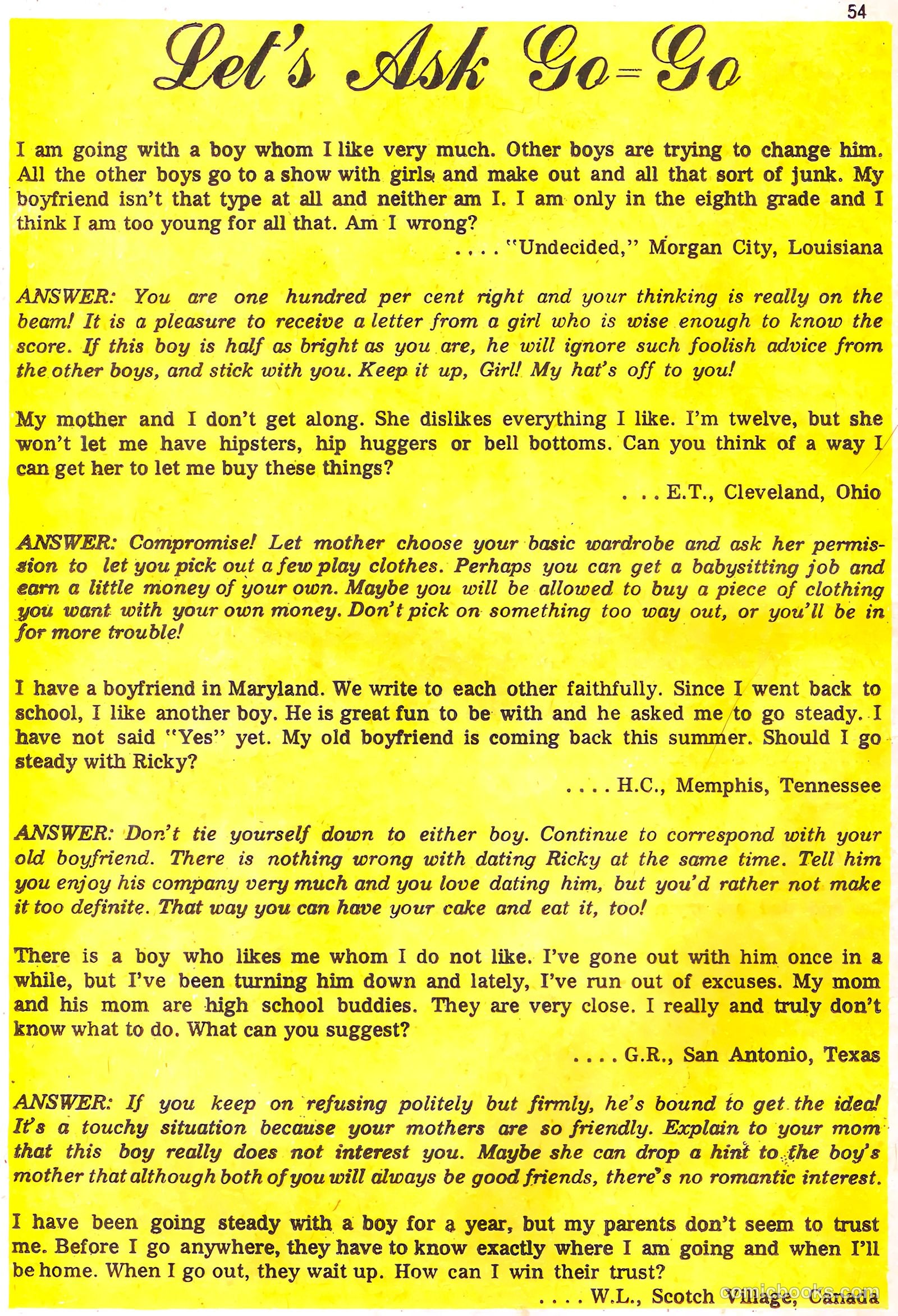 Tippy's Friends Go-Go and Animal #4 (1967) — page 56 of 68