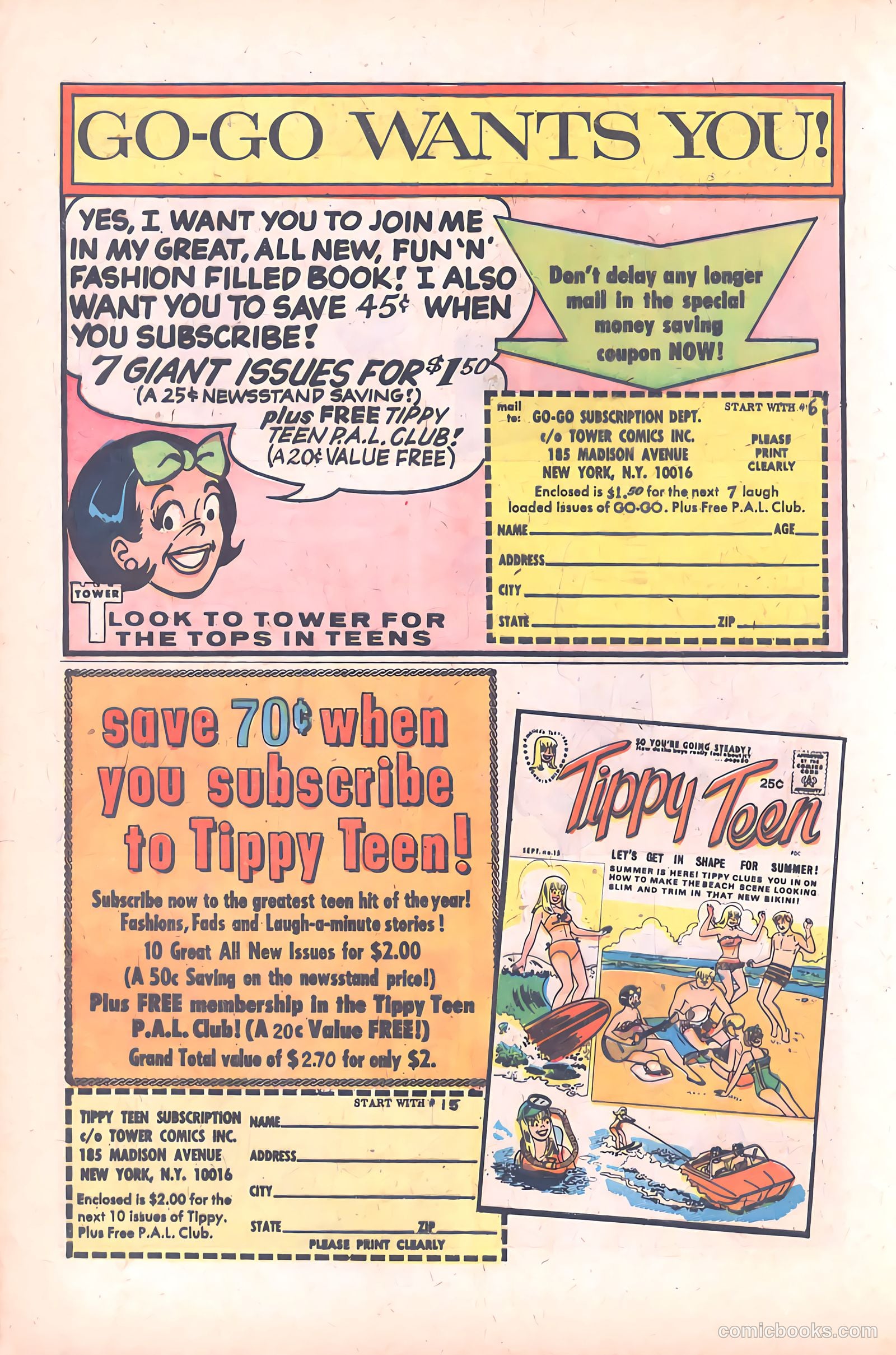 Tippy's Friends Go-Go and Animal #5 (1967) — page 30 of 67