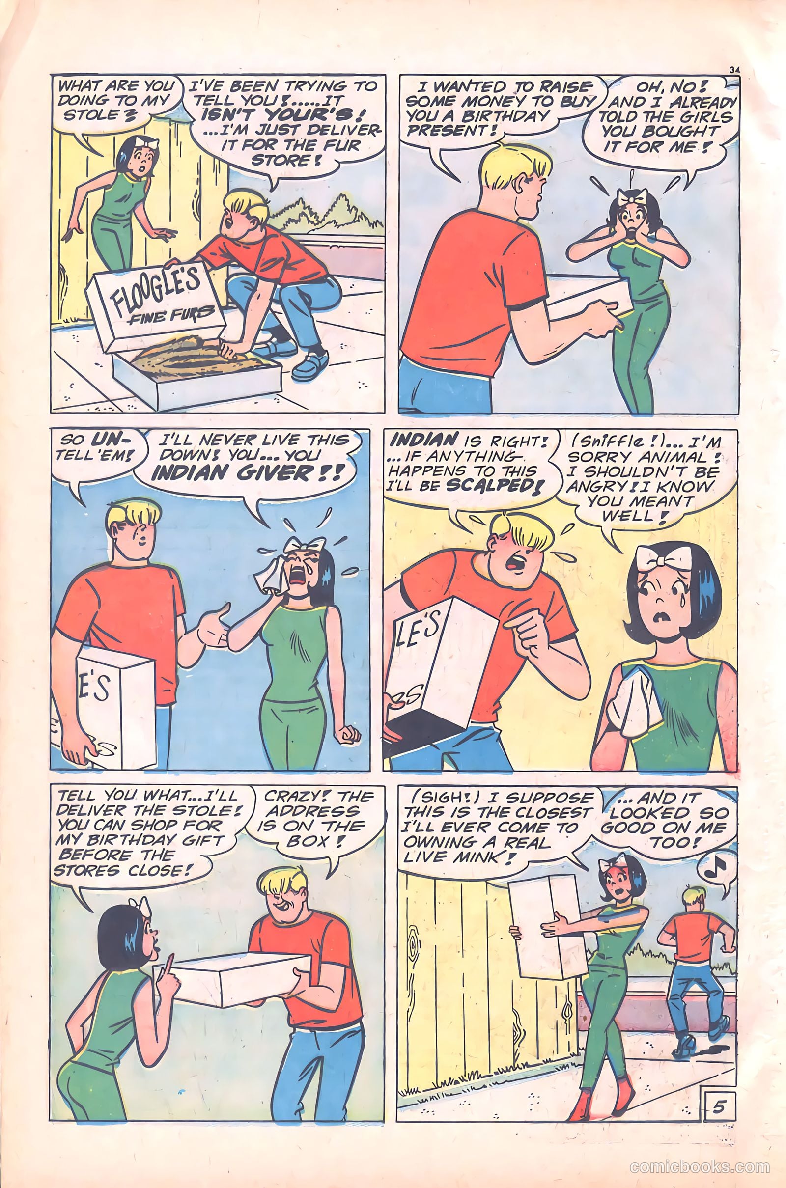 Tippy's Friends Go-Go and Animal #5 (1967) — page 36 of 67