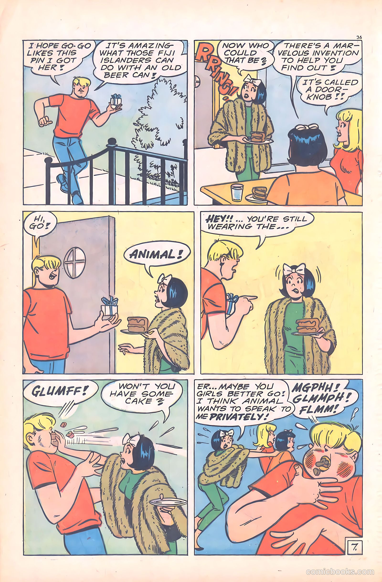 Tippy's Friends Go-Go and Animal #5 (1967) — page 38 of 67