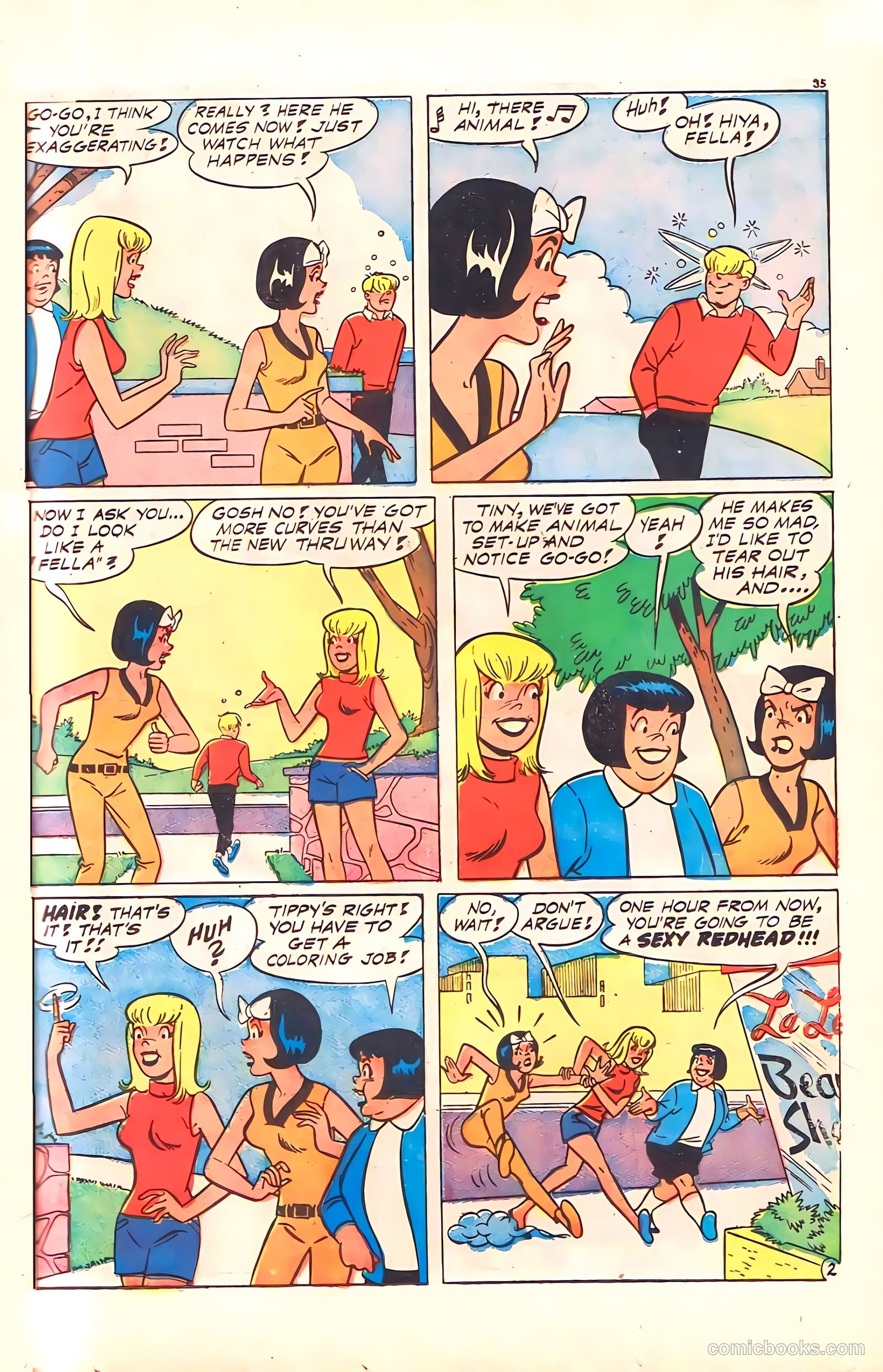 Tippy's Friends Go-Go and Animal #6 (1967) — page 32 of 50