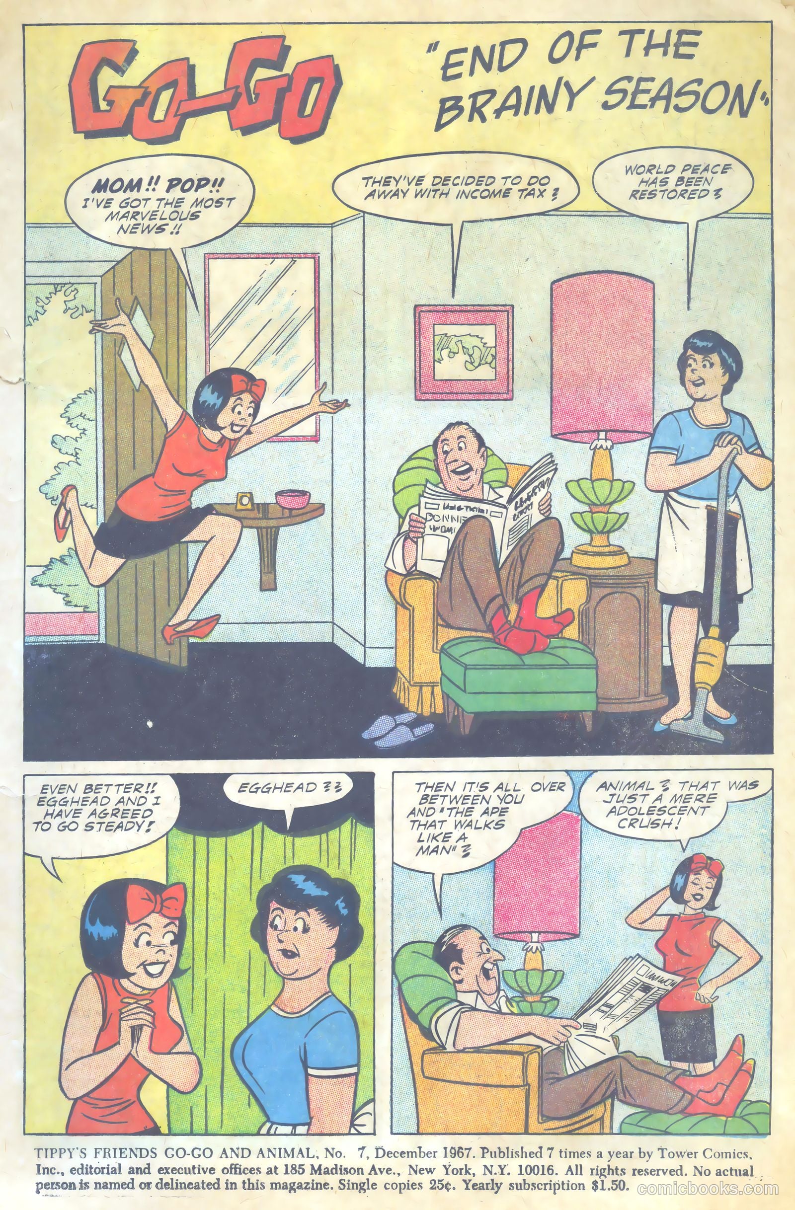Tippy's Friends Go-Go and Animal #7 (1967) — page 3 of 55