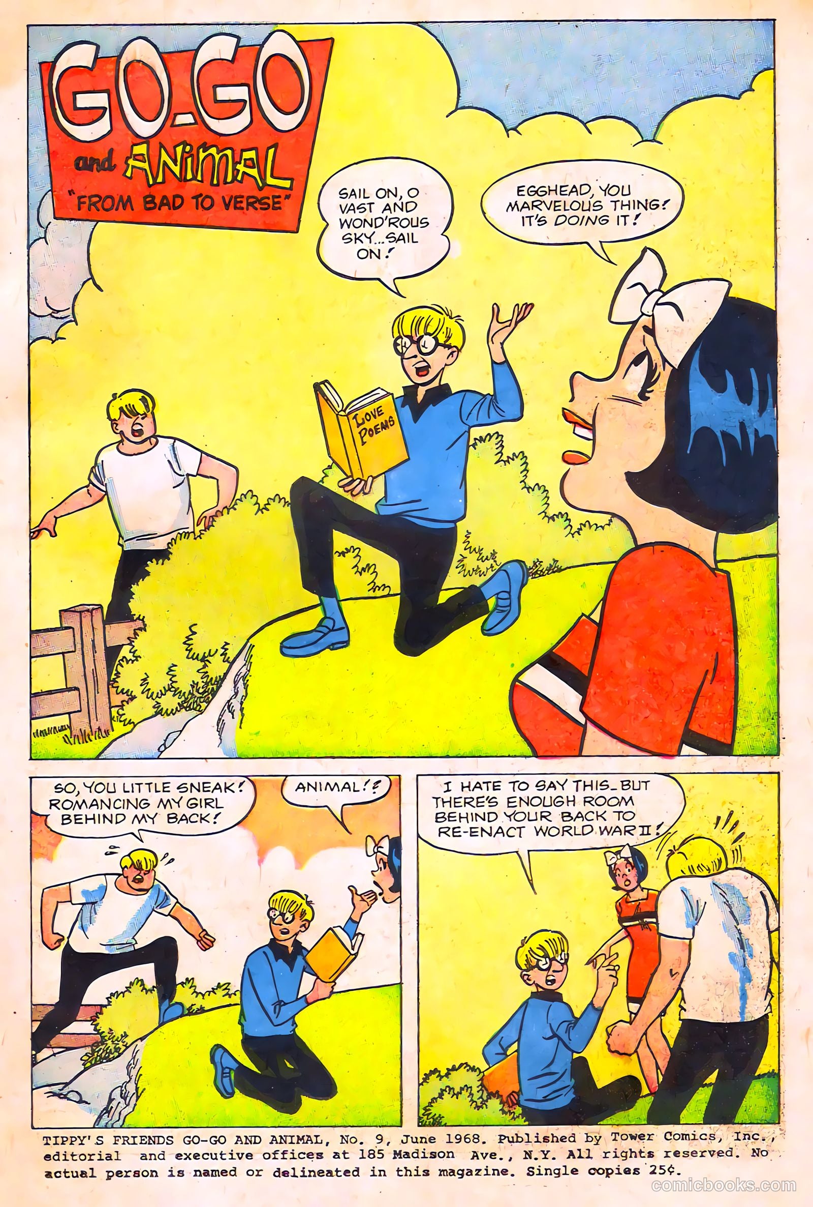 Tippy's Friends Go-Go and Animal #9 (1968) — page 3 of 51