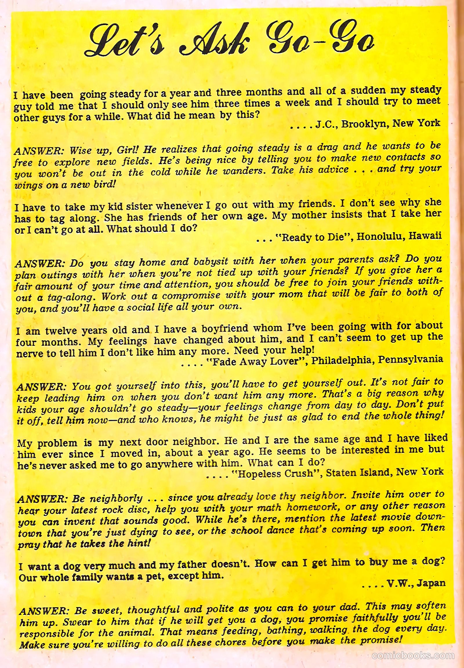 Tippy's Friends Go-Go and Animal #9 (1968) — page 18 of 51