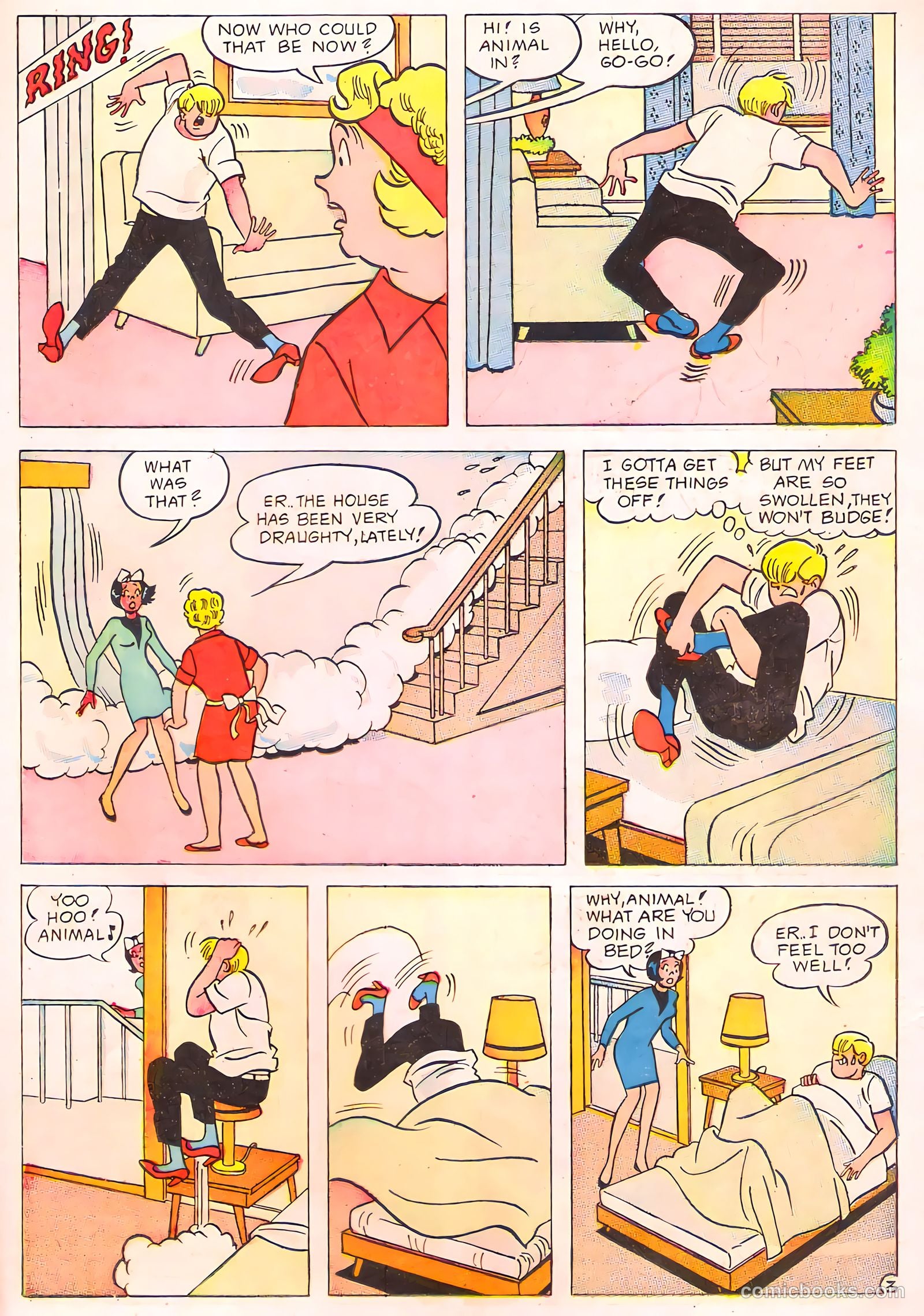 Tippy's Friends Go-Go and Animal #9 (1968) — page 35 of 51