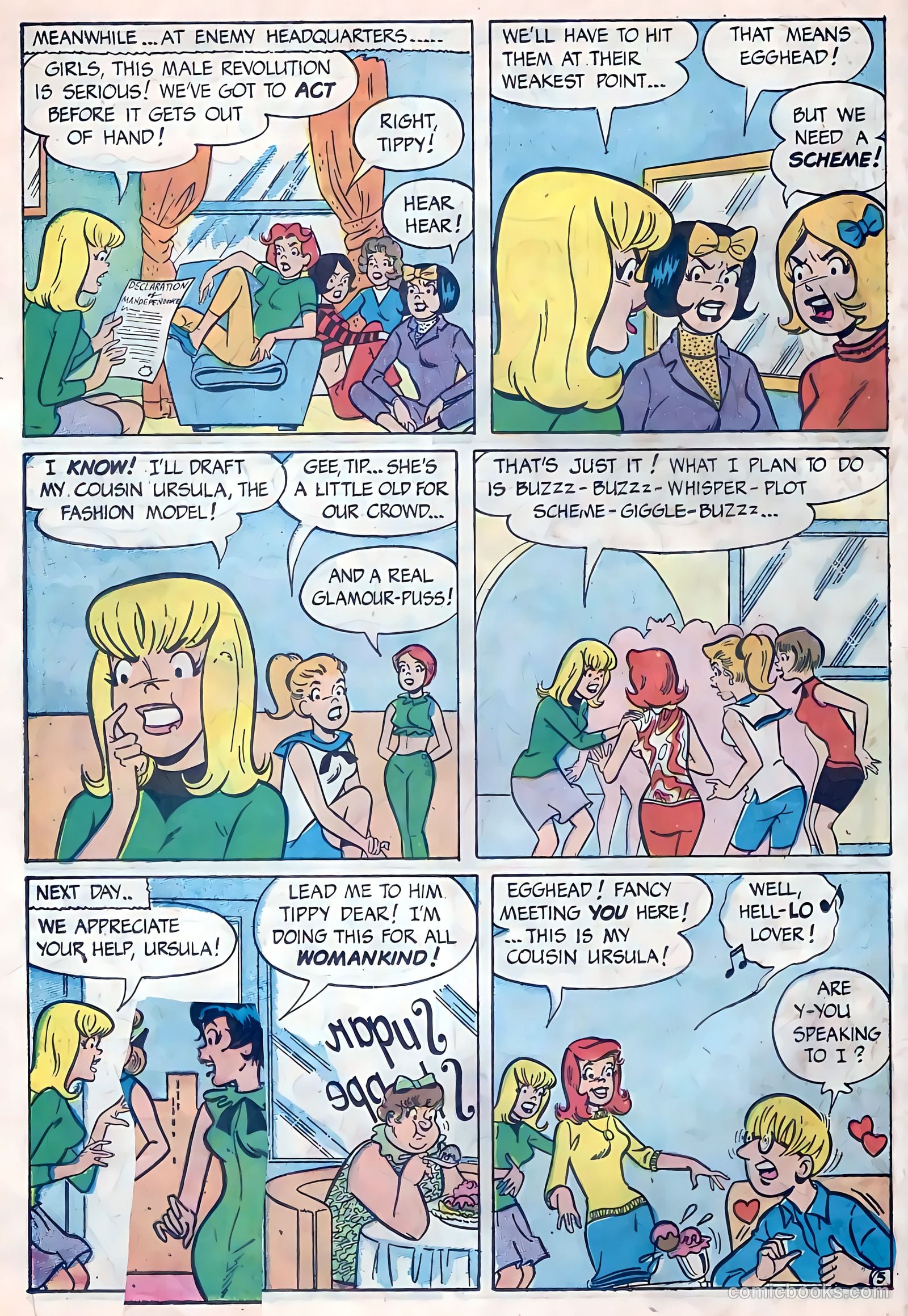 Tippy Teen #11 (1967) — page 54 of 68