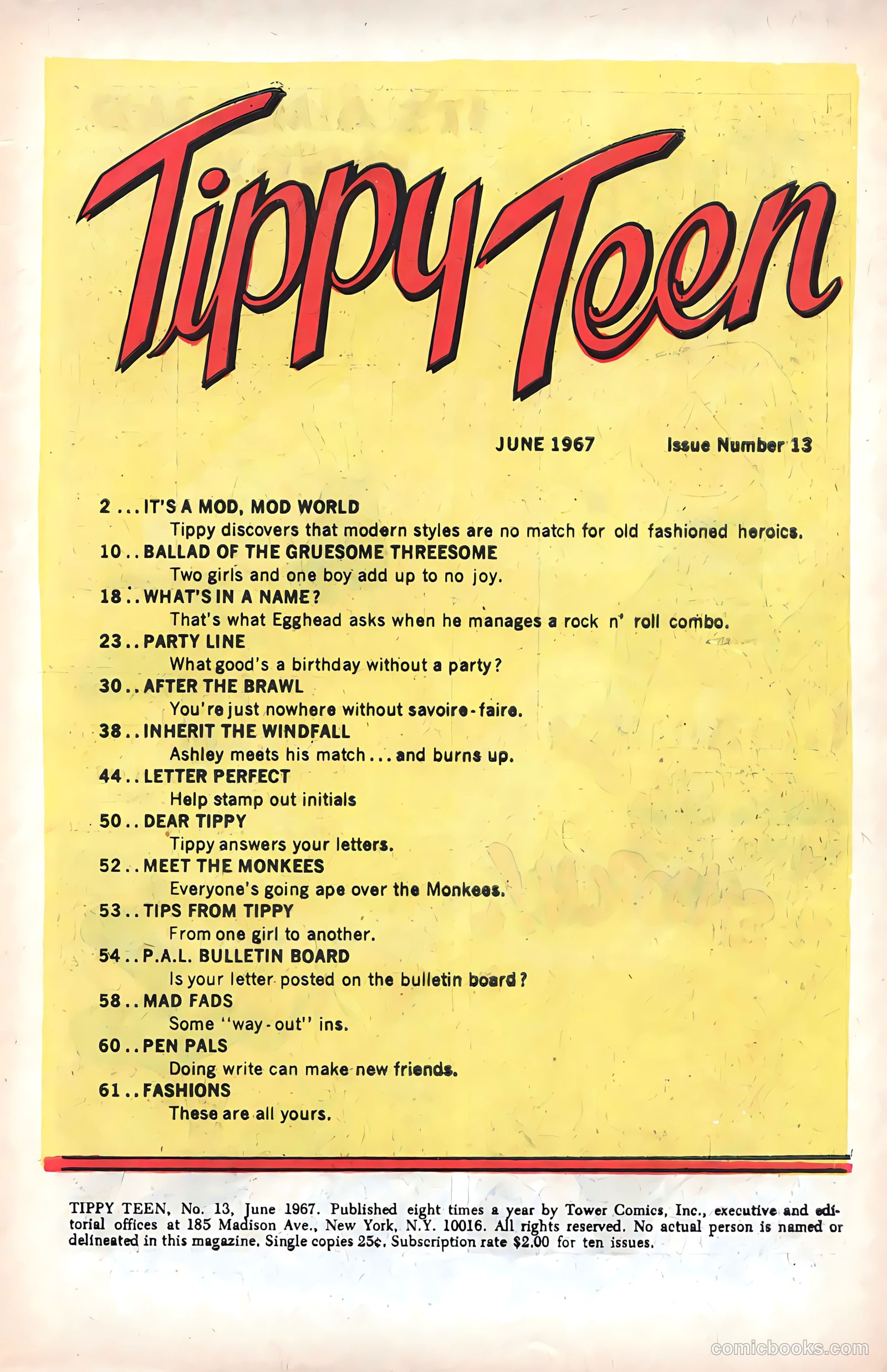 Tippy Teen #13 (1967) — page 3 of 68