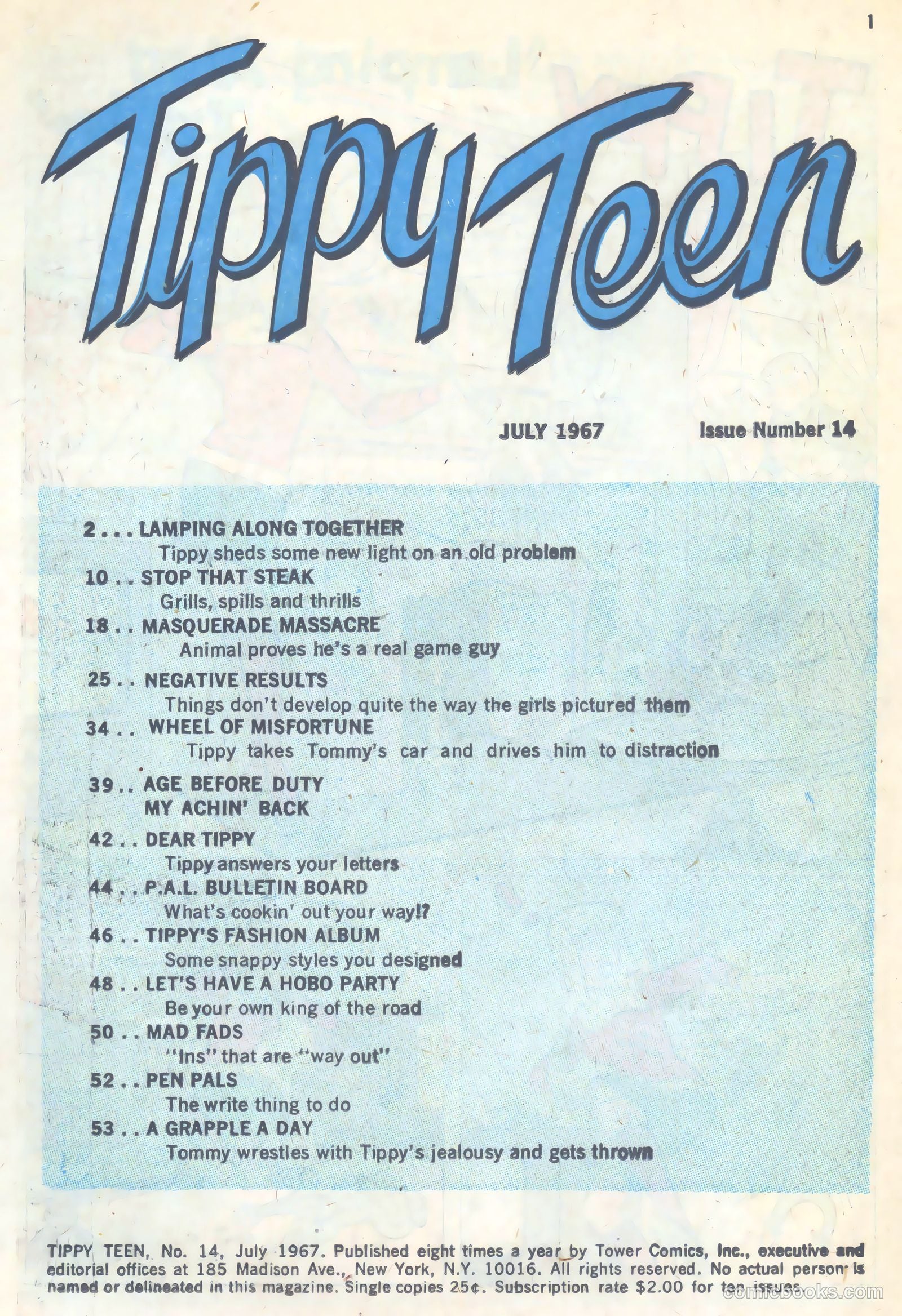 Tippy Teen #14 (1967) — page 3 of 70