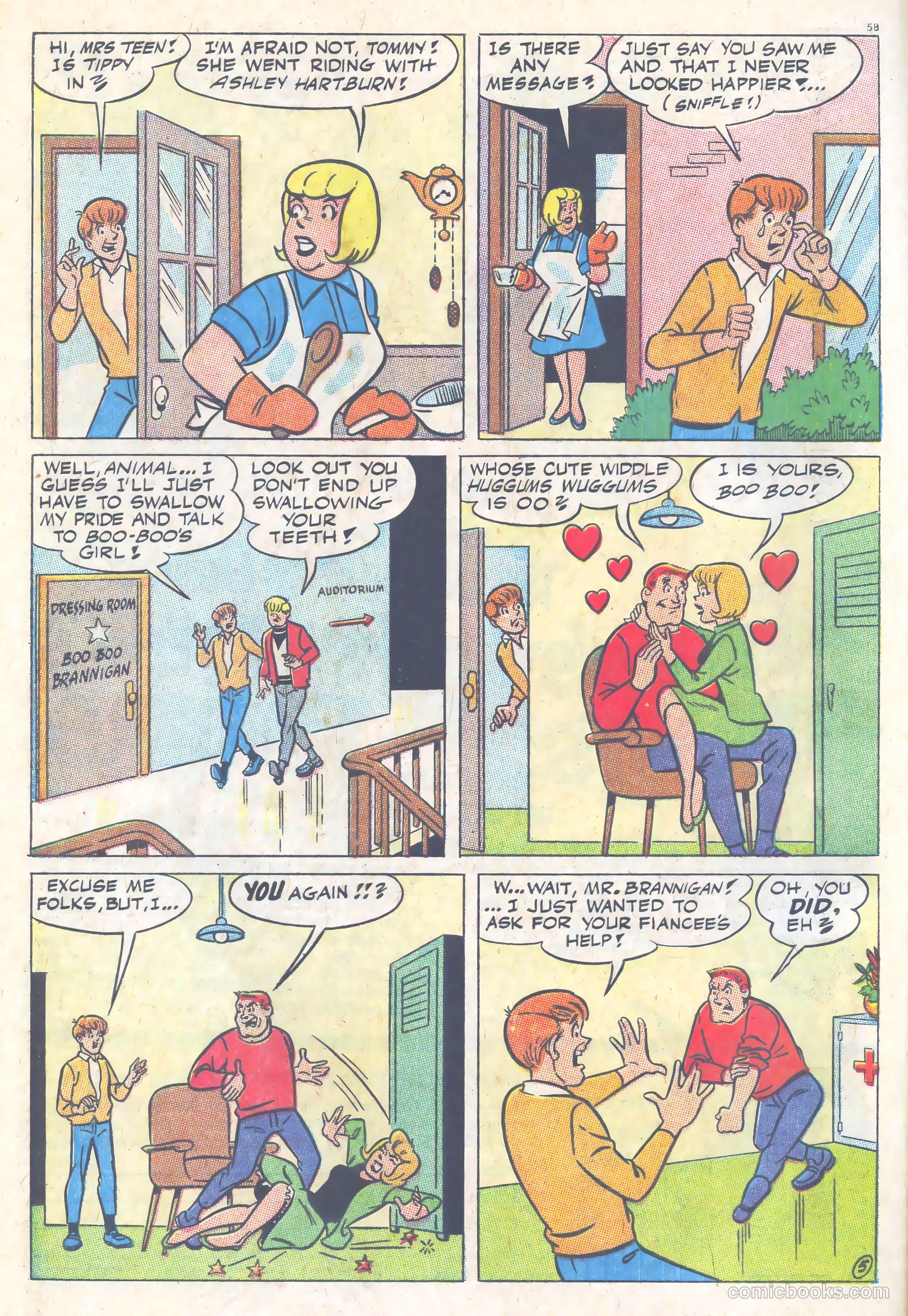 Tippy Teen #14 (1967) — page 61 of 70
