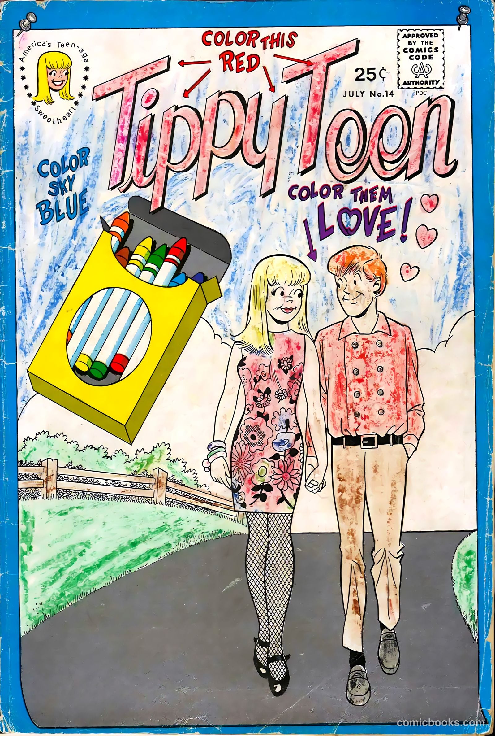 Tippy Teen #14 (1967) — page 70 of 70